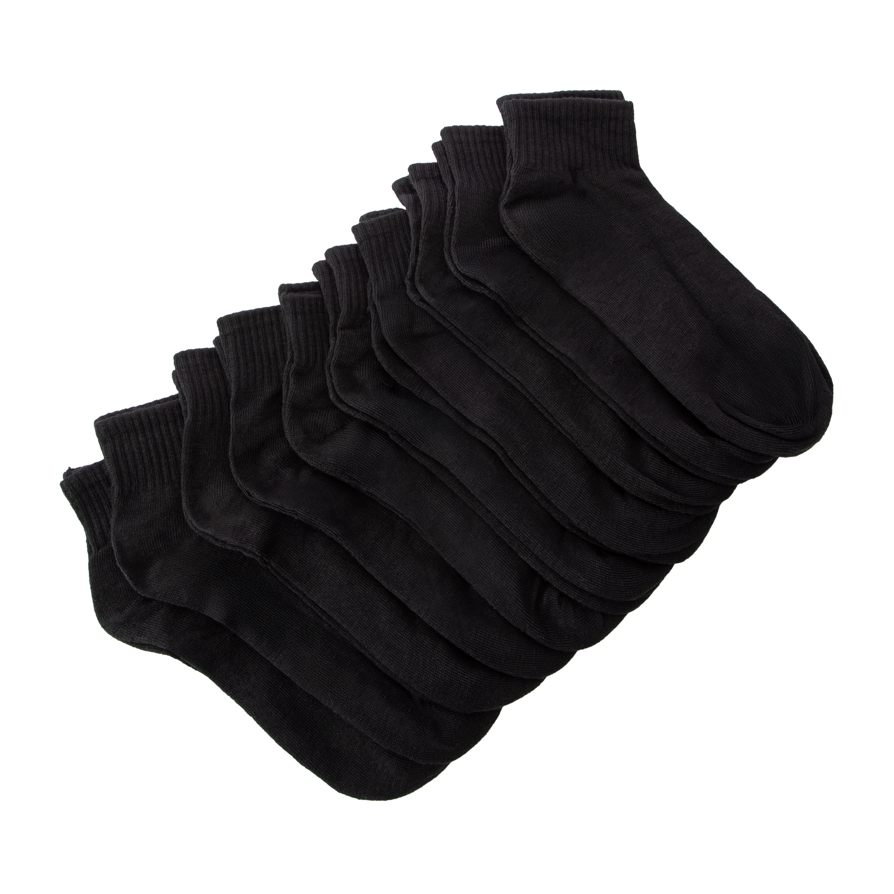 Juniors Ladies Quarter Socks 10-Pairs