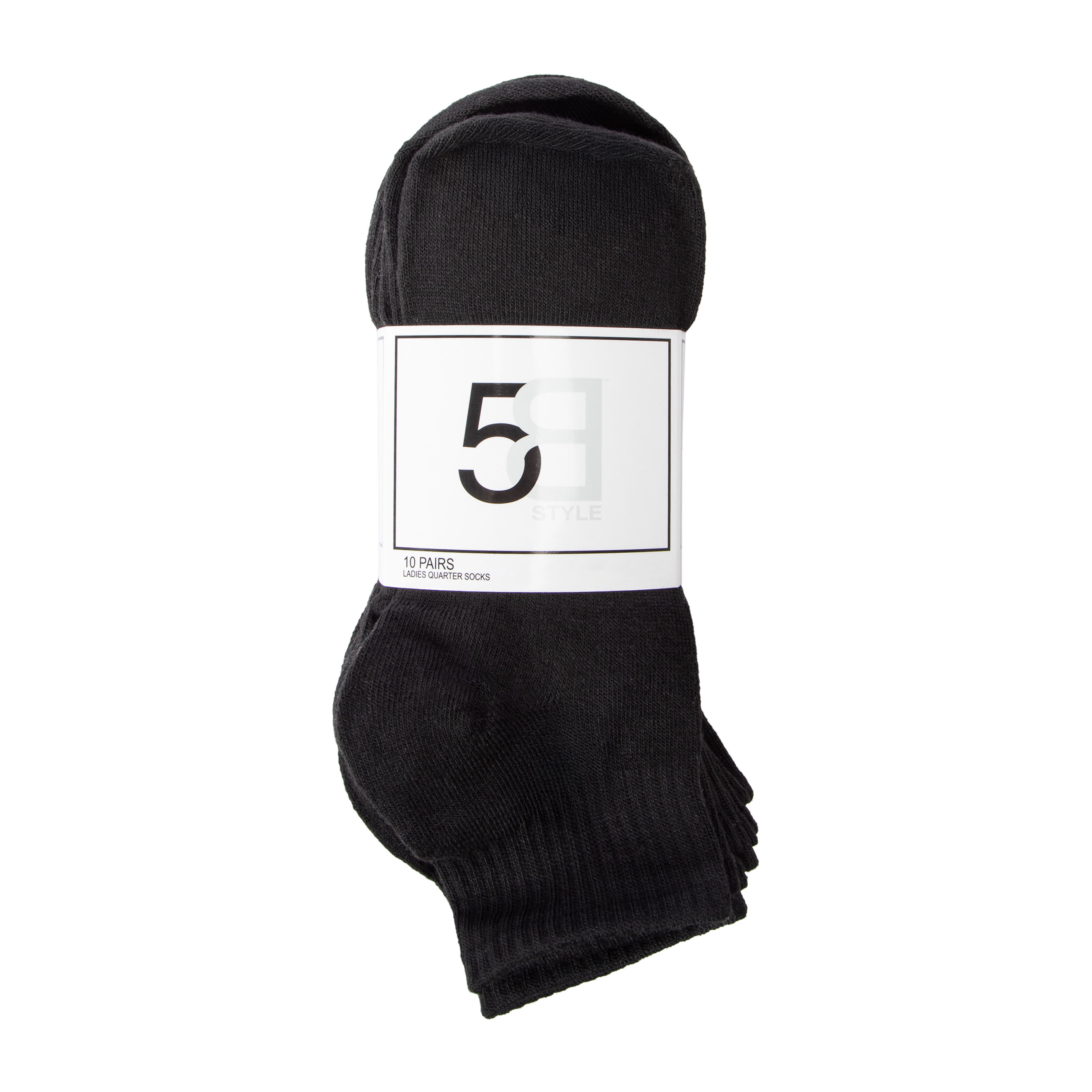 Juniors Ladies Quarter Socks 10-Pairs