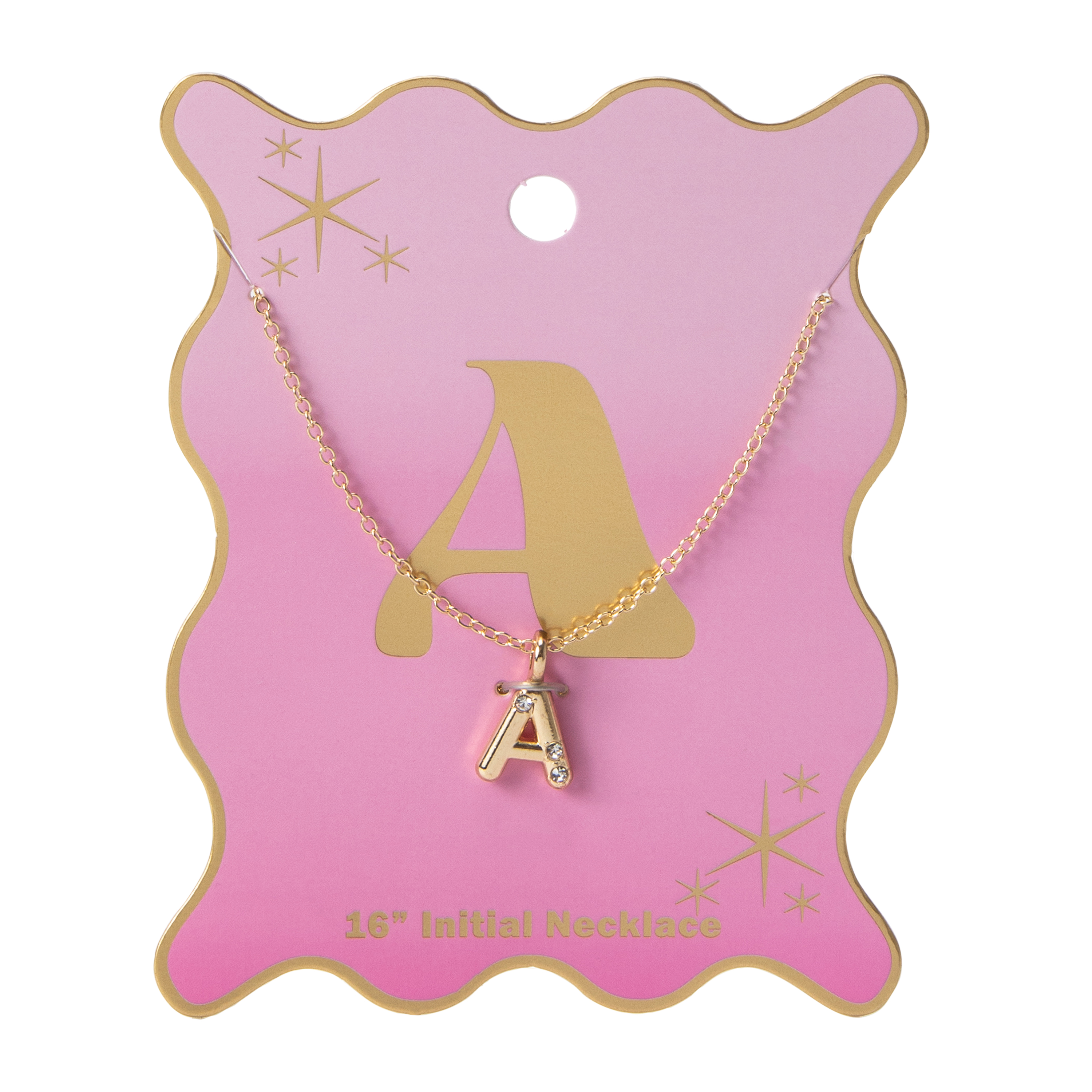 Initial Letter Necklace Floral