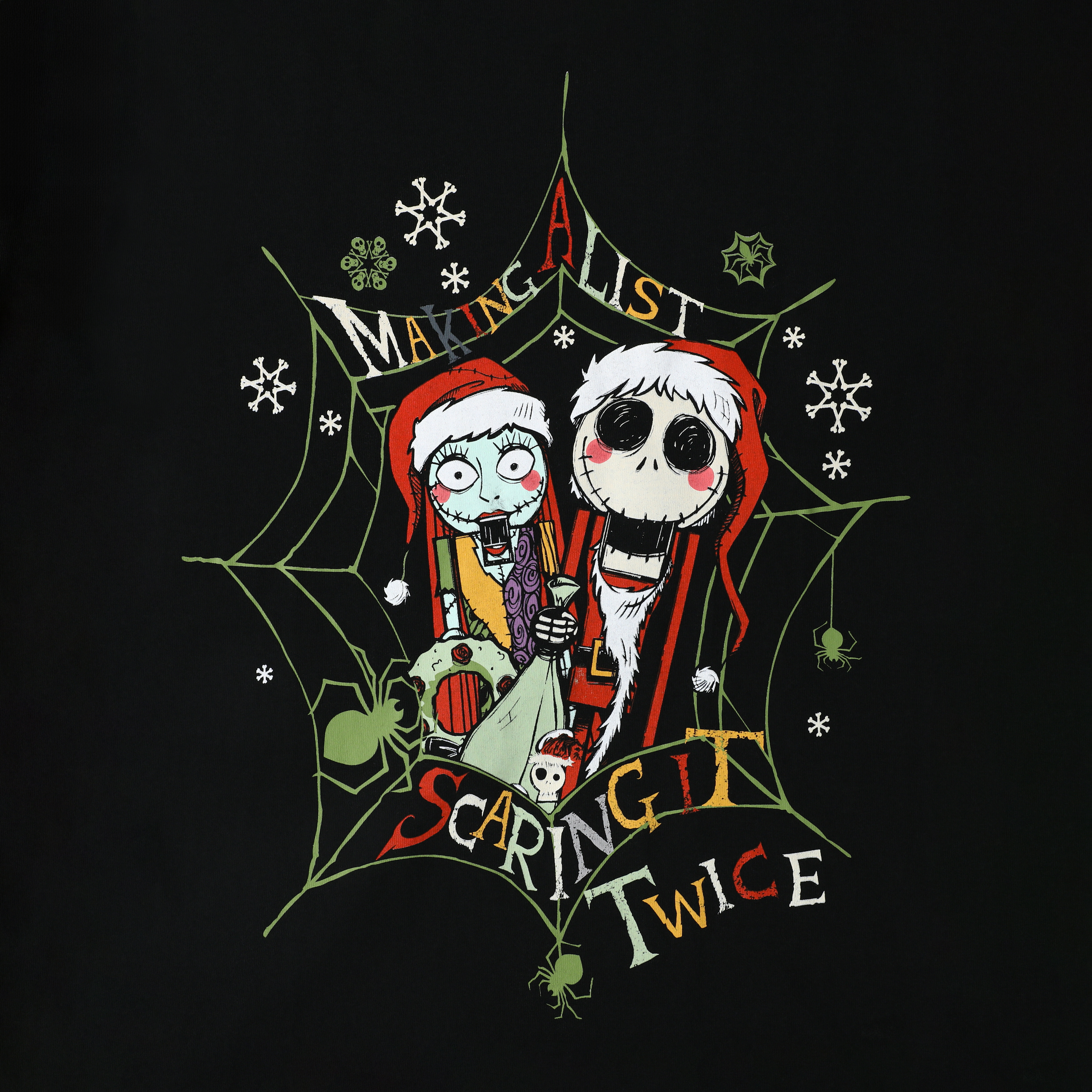 Disney Tim Burton's The Nightmare Before Christmas Making A List Graphic Tee