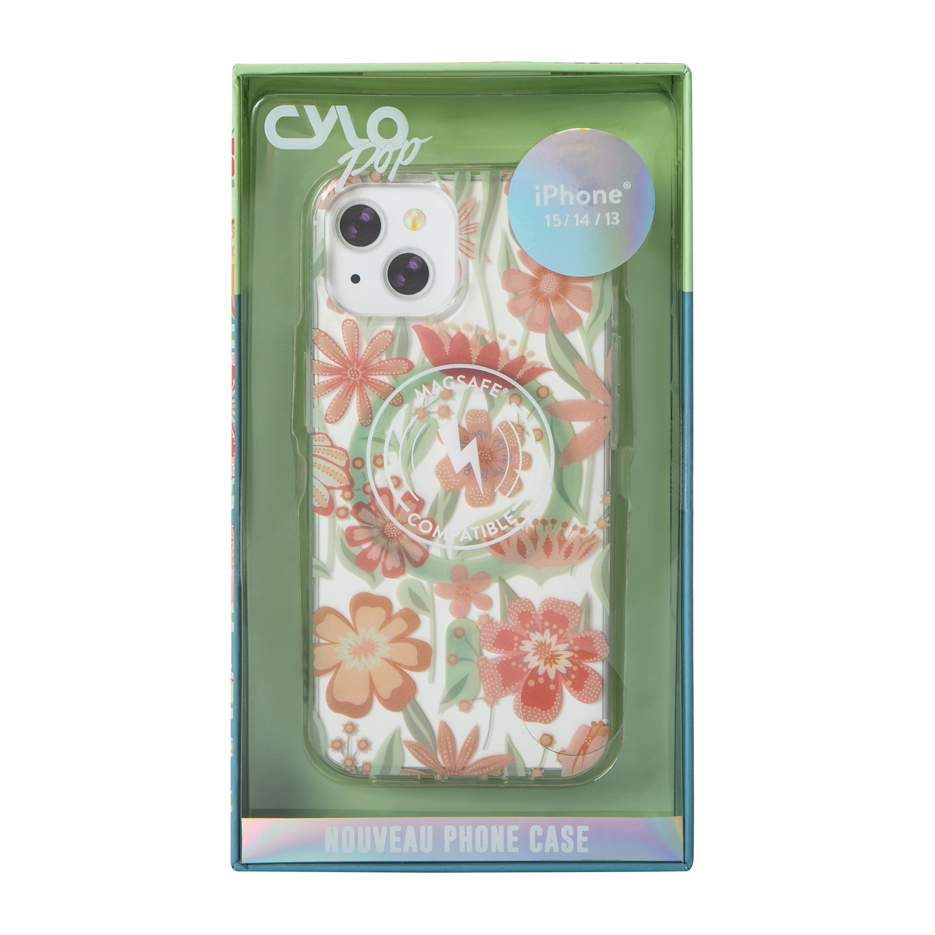 iPhone 15®/14®/13® Nouveau Flower Phone Case