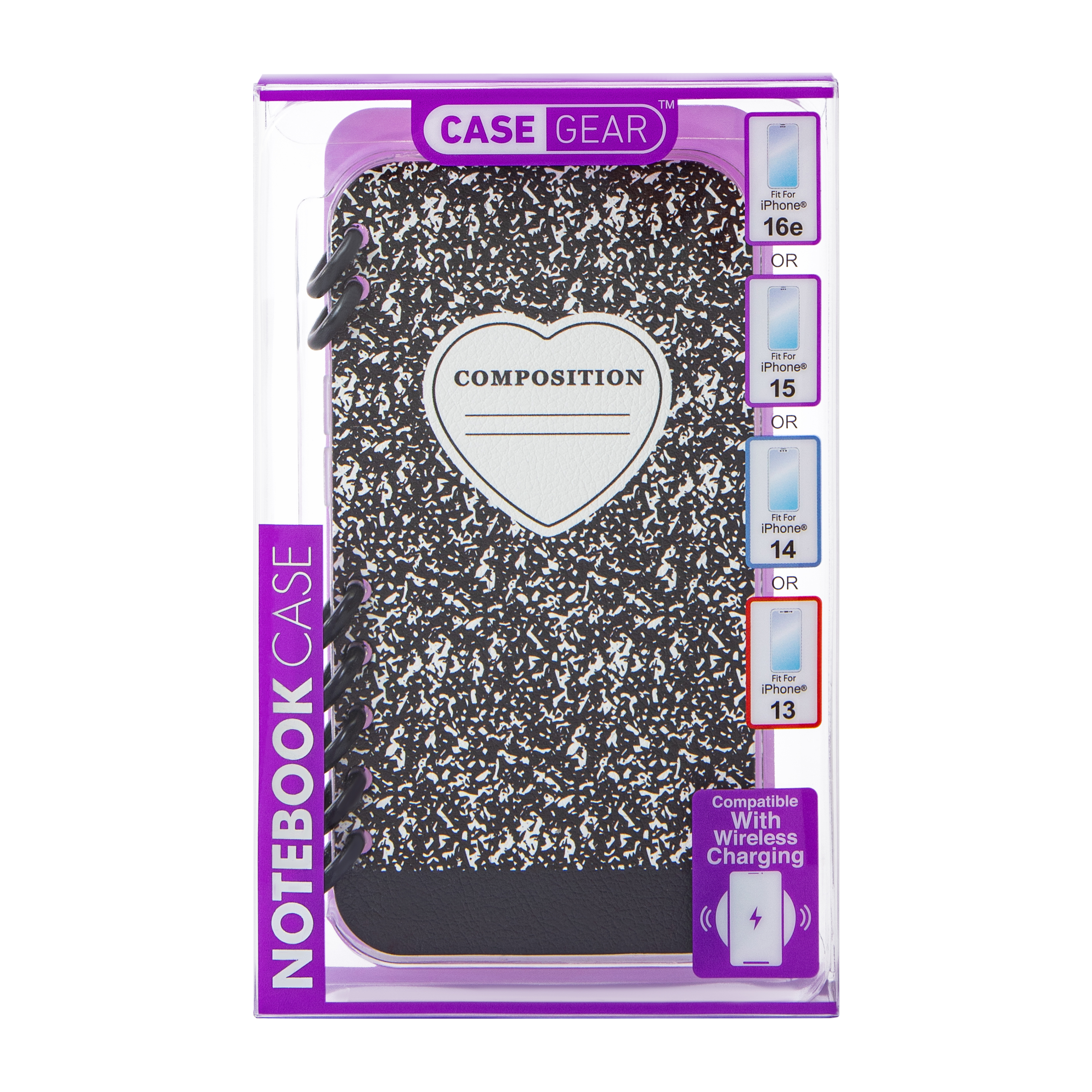 iPhone 16e®/15®/14®/13® Notebook Case