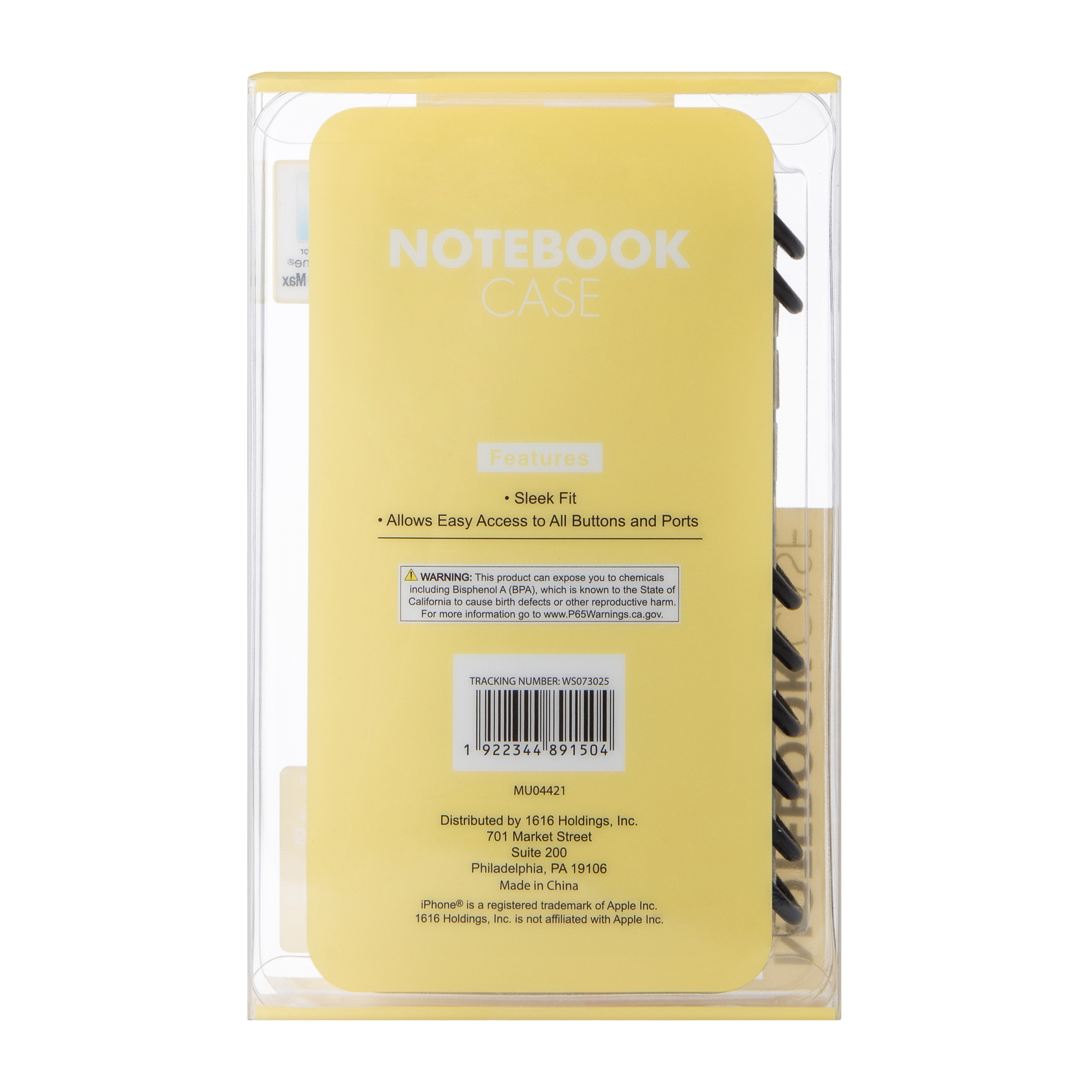 iPhone 16 Pro Max® Notebook Case