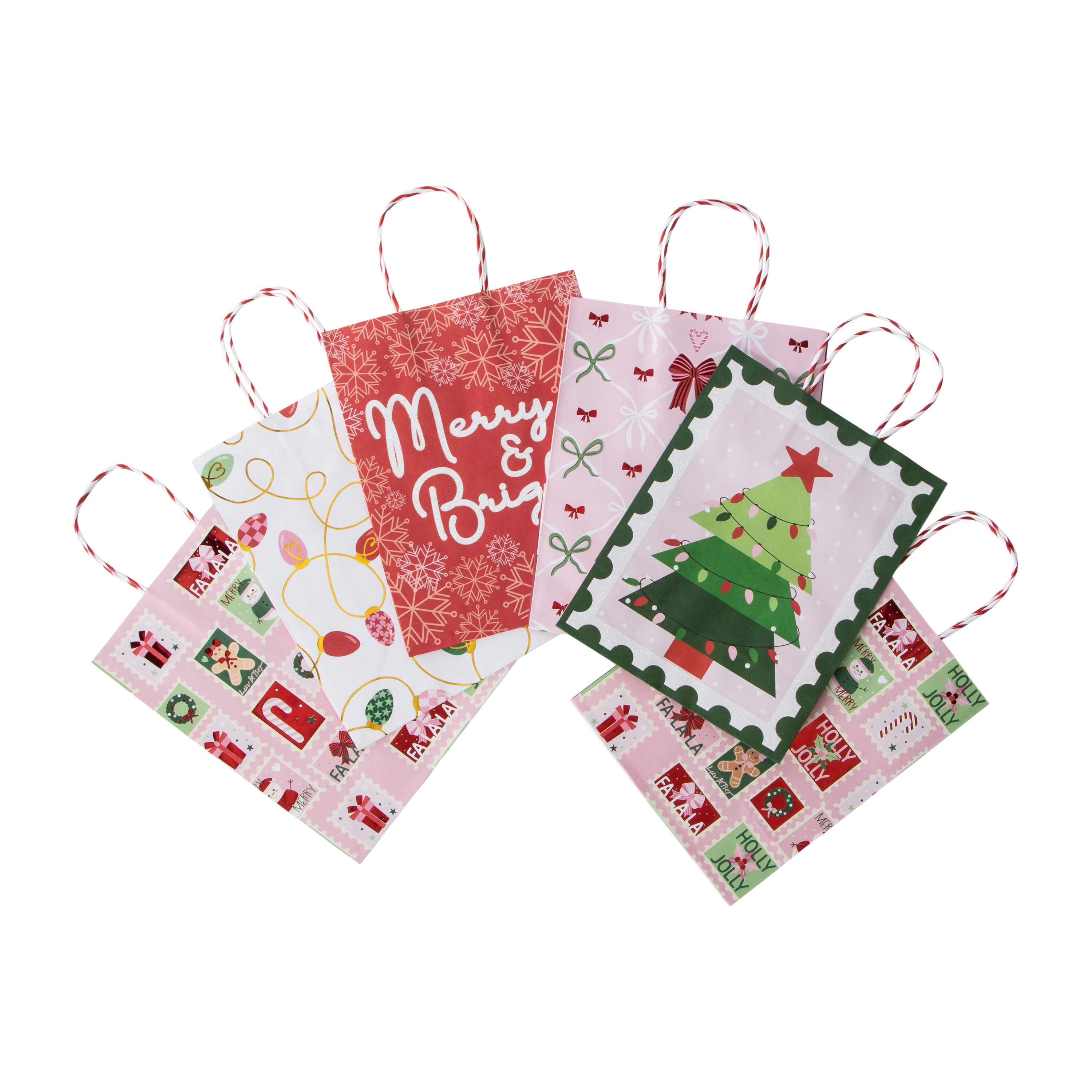 Christmas Gift Bags 5-Pack
