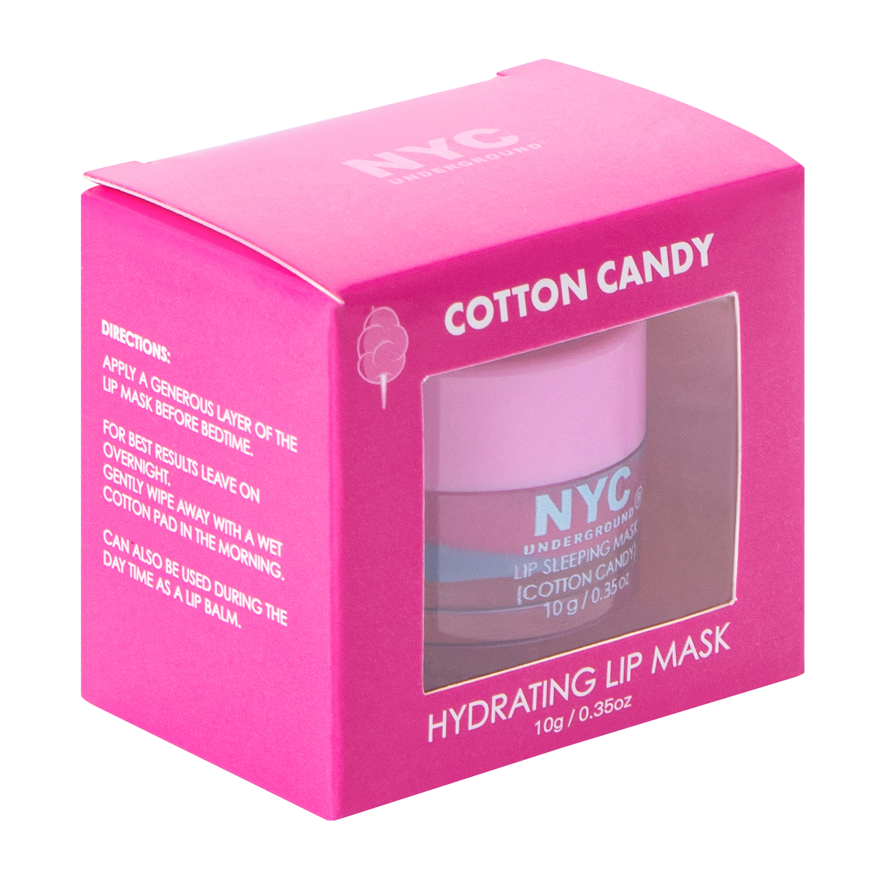 NYC Underground® Cotton Candy Hydrating Lip Mask 0.35oz