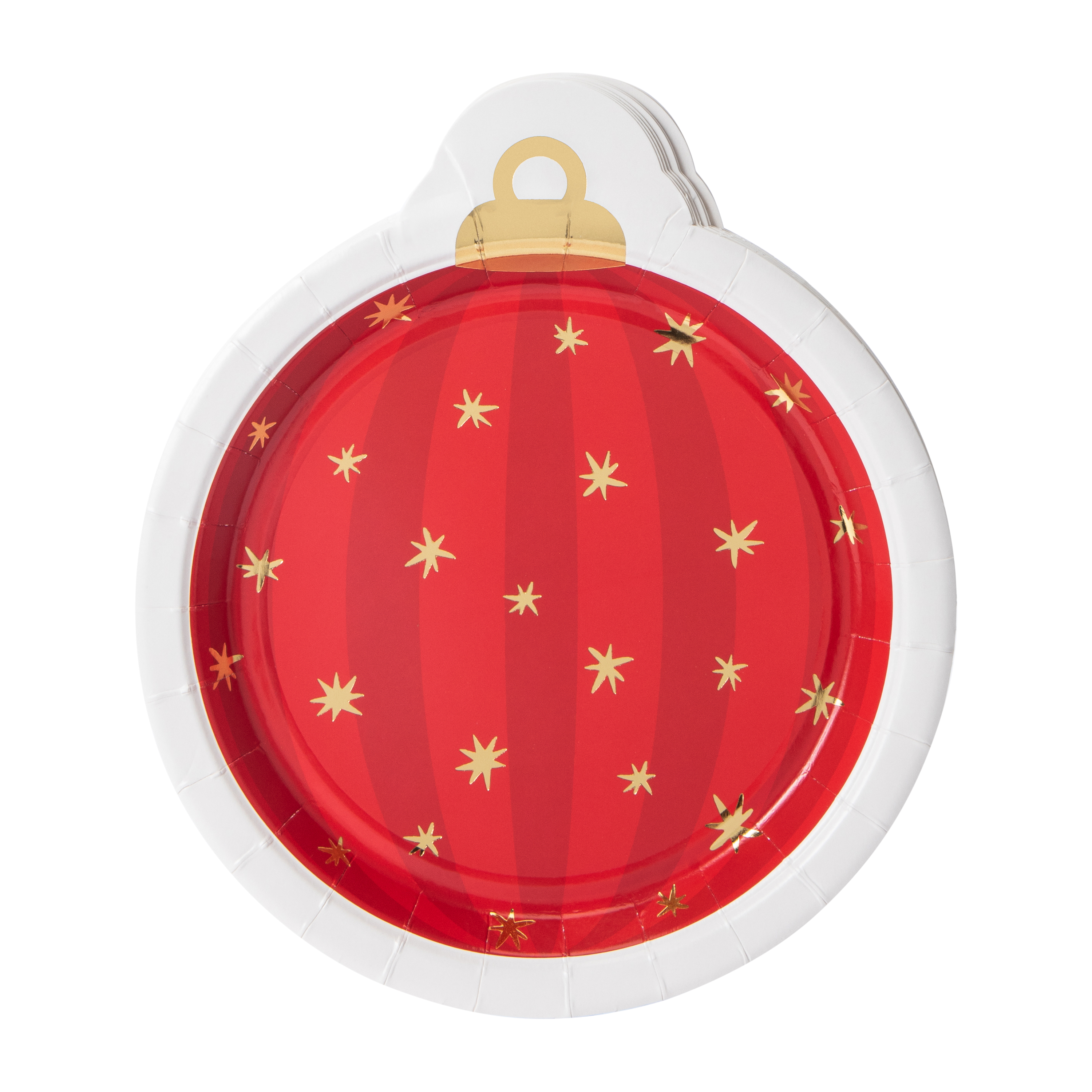 Christmas Themed Ornament Party Plates