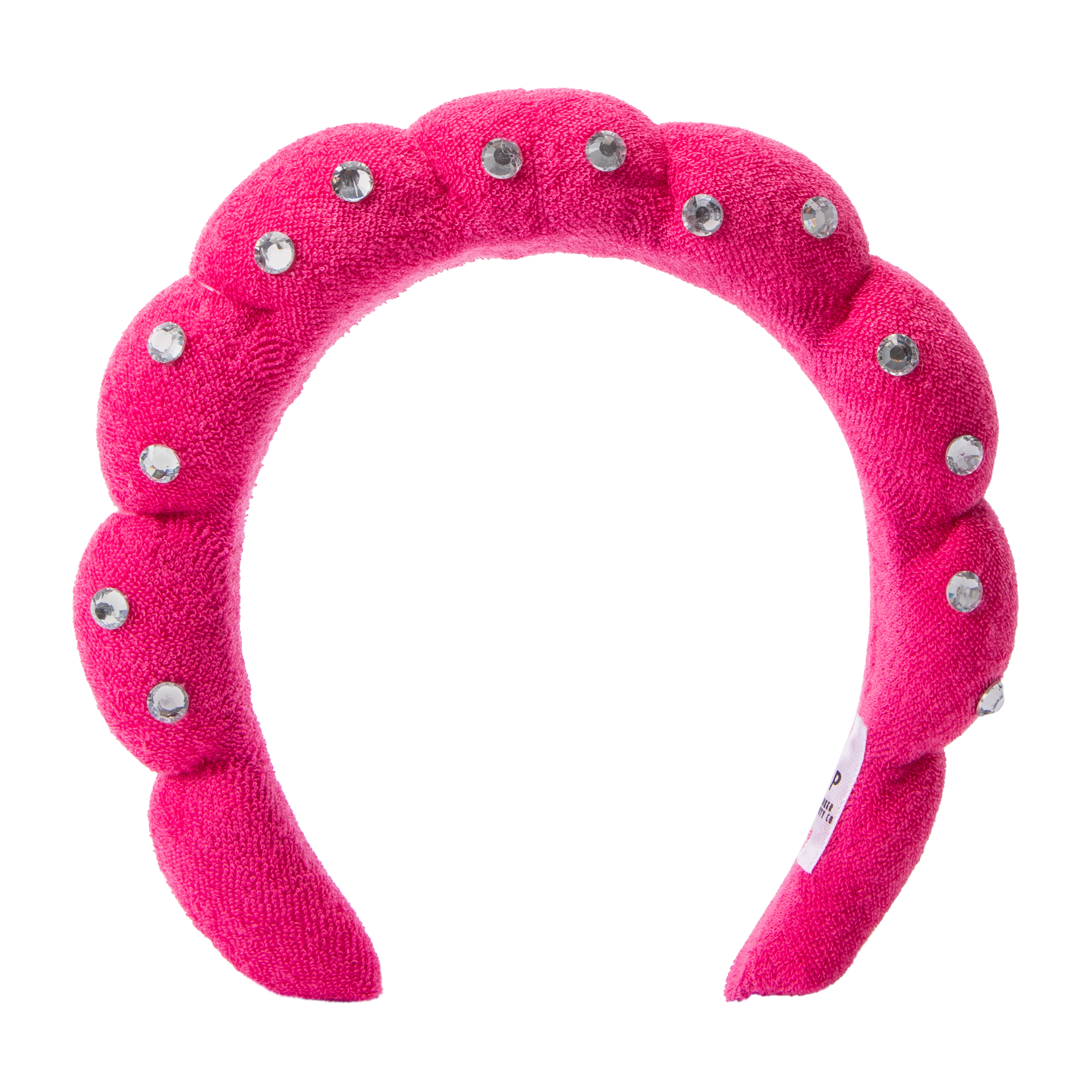Padded Spa Headband With Rhinestones