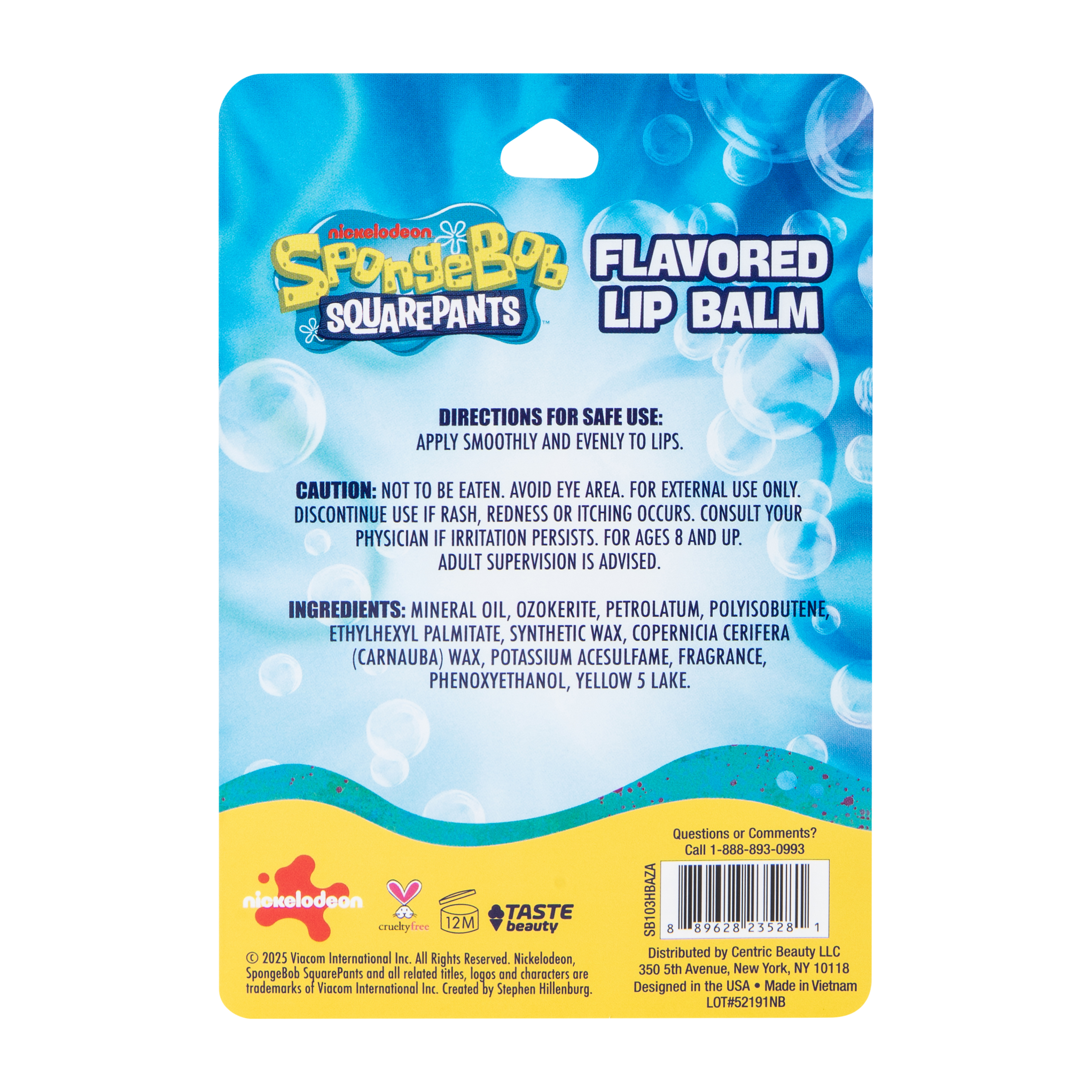 SpongeBob SquarePants™ Flavored Lip Balm 1-Count
