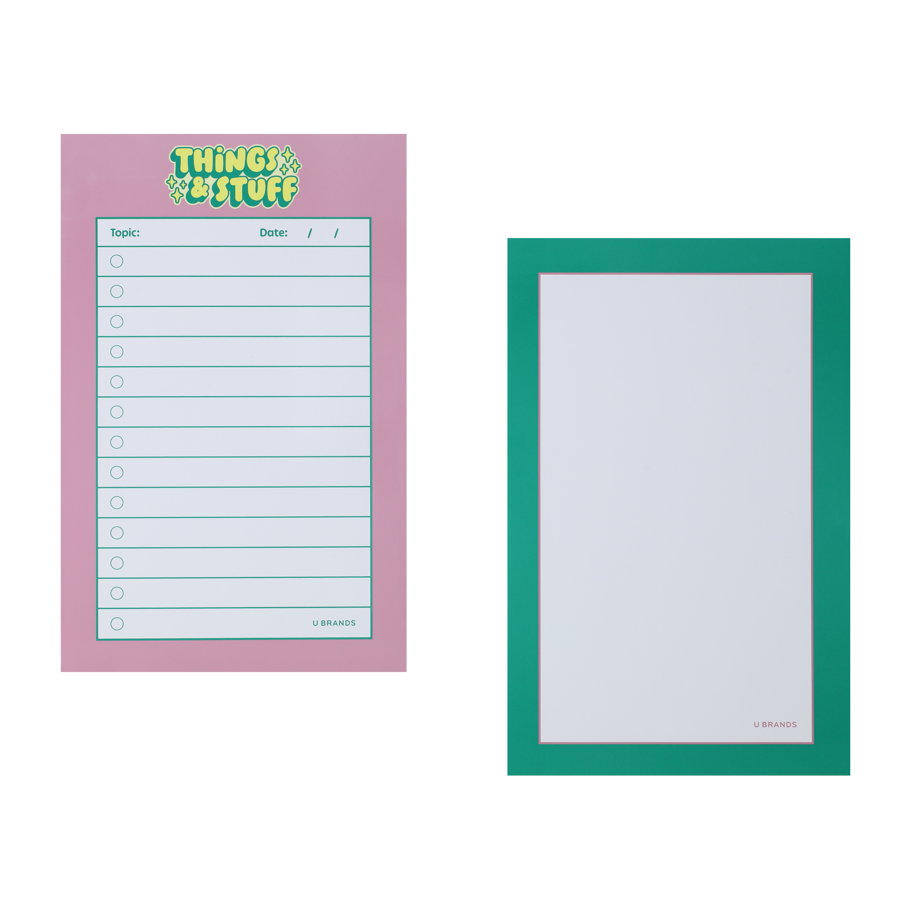 Magnetic List Dry Erase Boards 2-Count