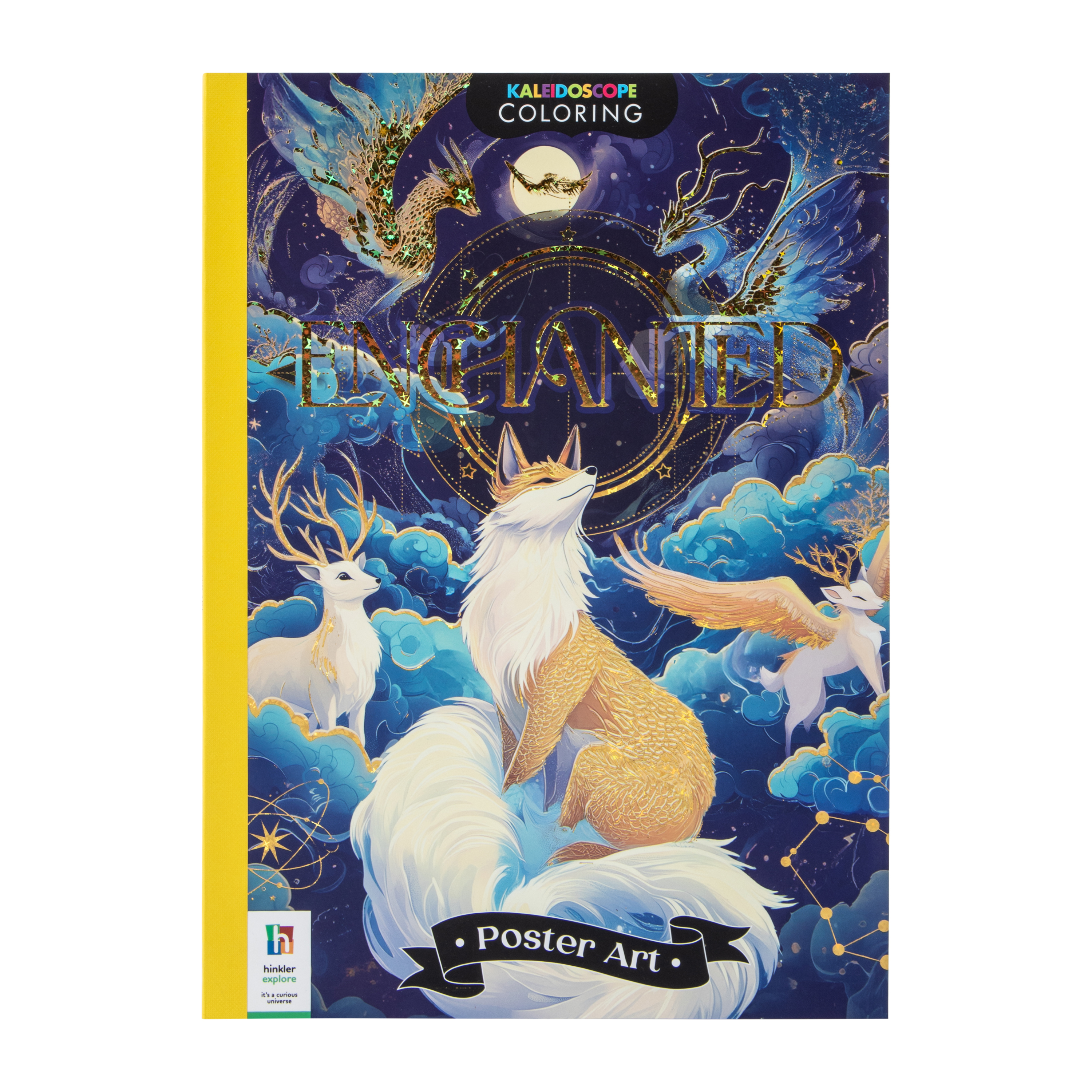 Kaleidoscope Coloring Poster Art Book