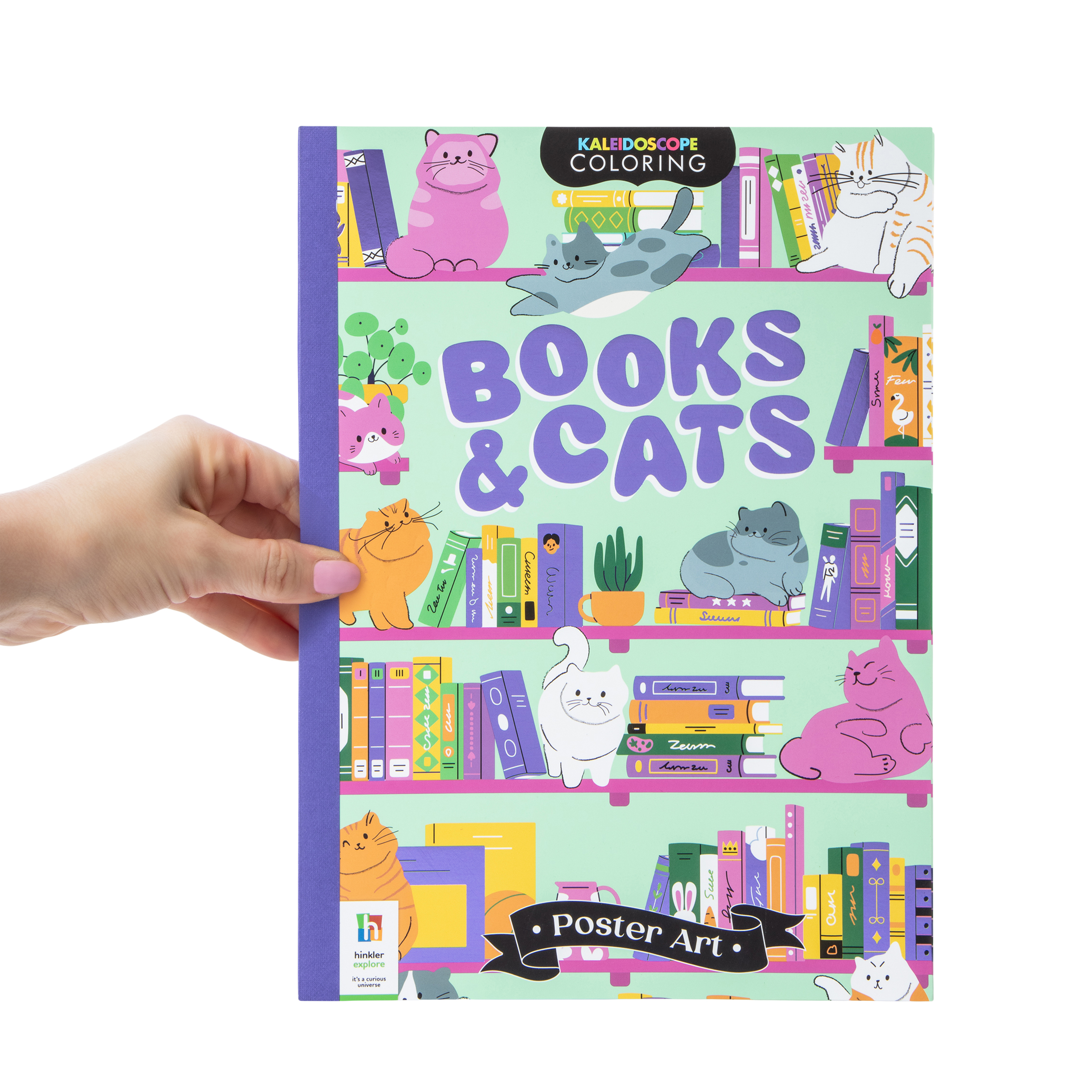 Kaleidoscope Coloring Poster Art Book