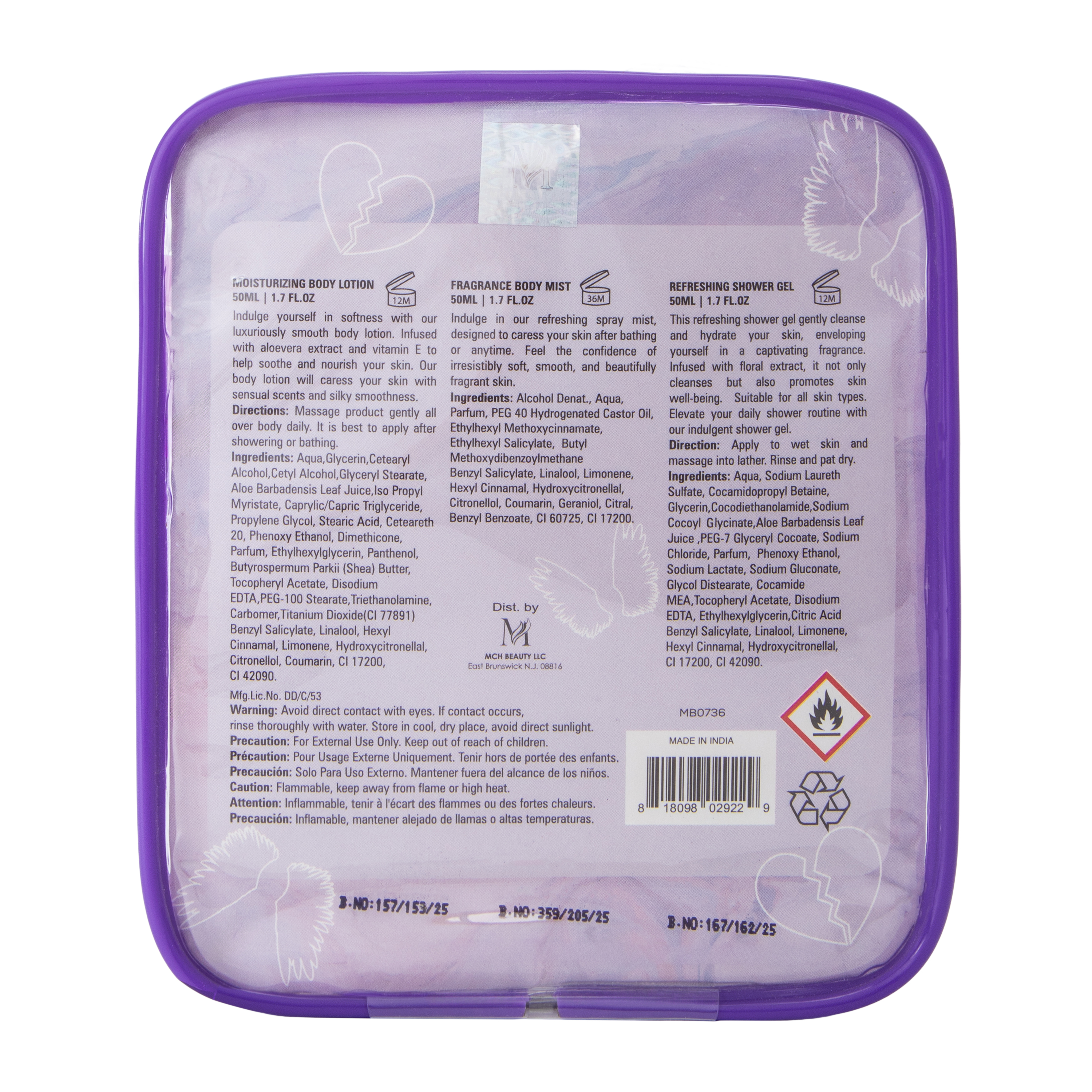 Adrianna Goddess Pour Femme Fragrance 3-Set