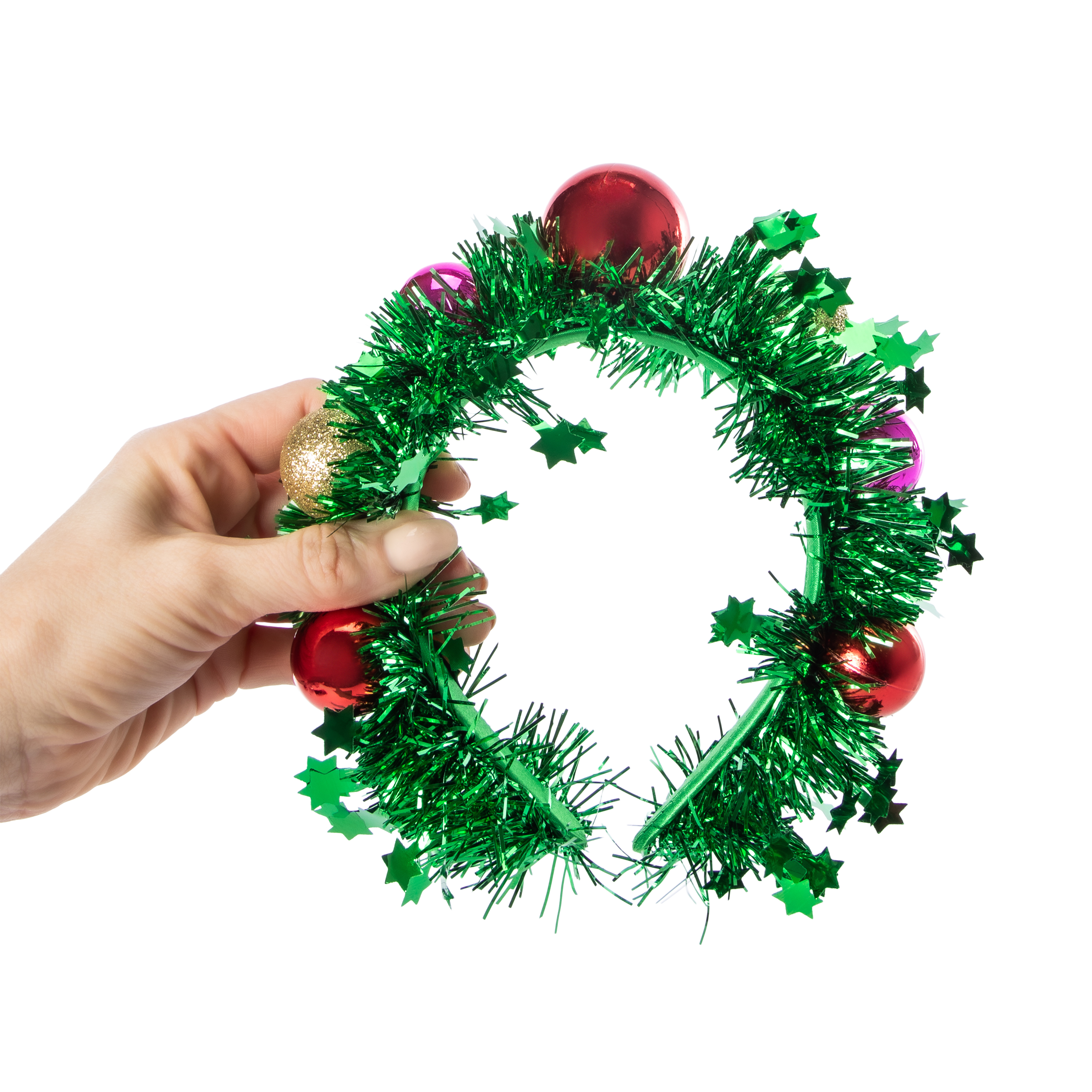 Christmas Wreath Ornament Headband