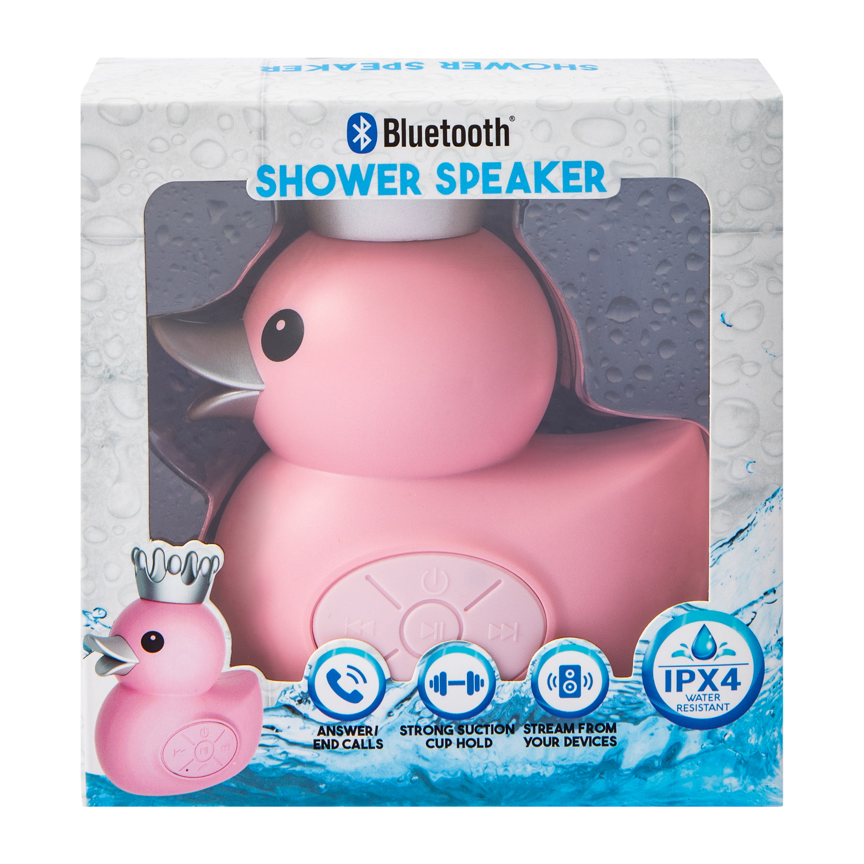 Rubber Duck IPX4 Water Resistant Shower Speaker