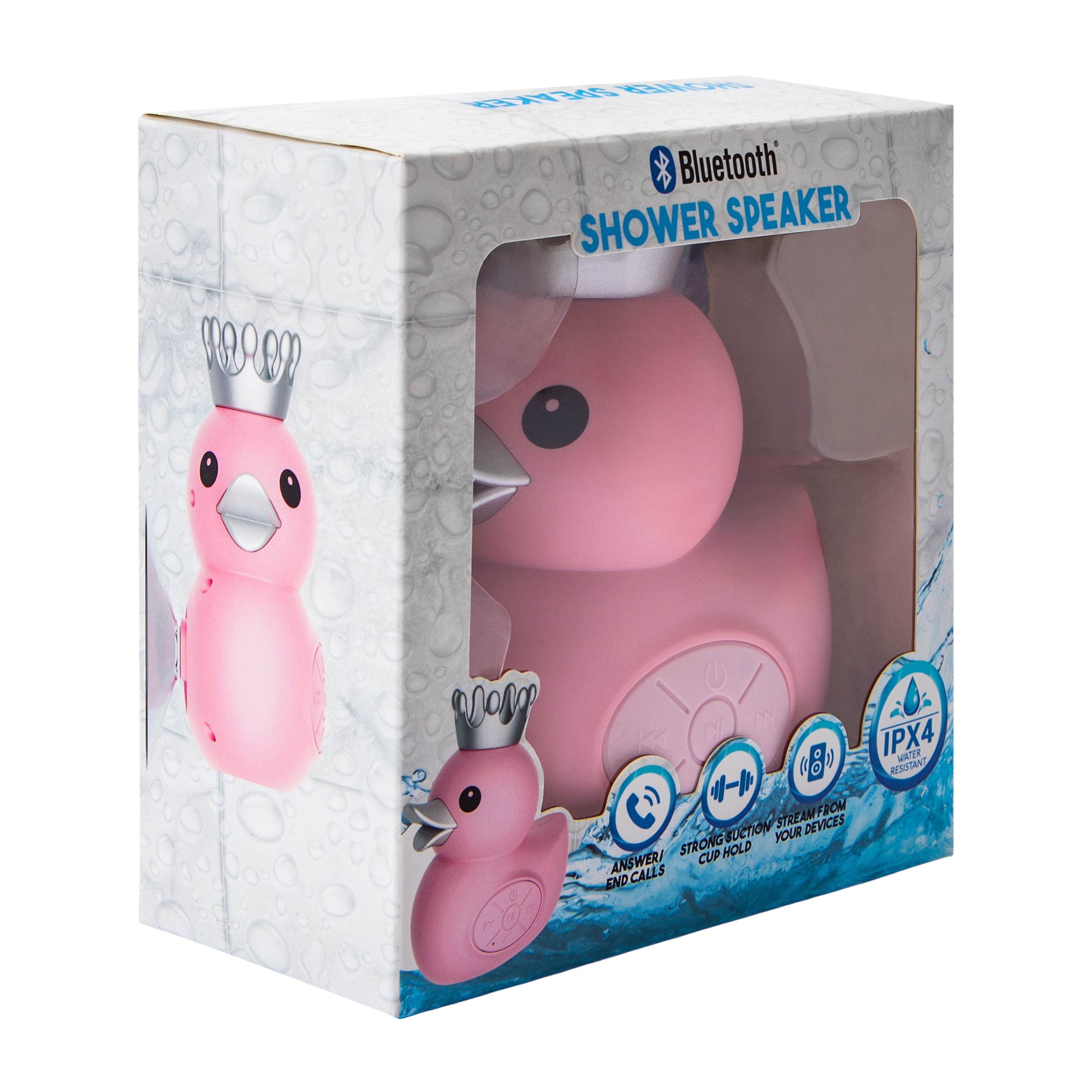 Rubber Duck IPX4 Water Resistant Shower Speaker