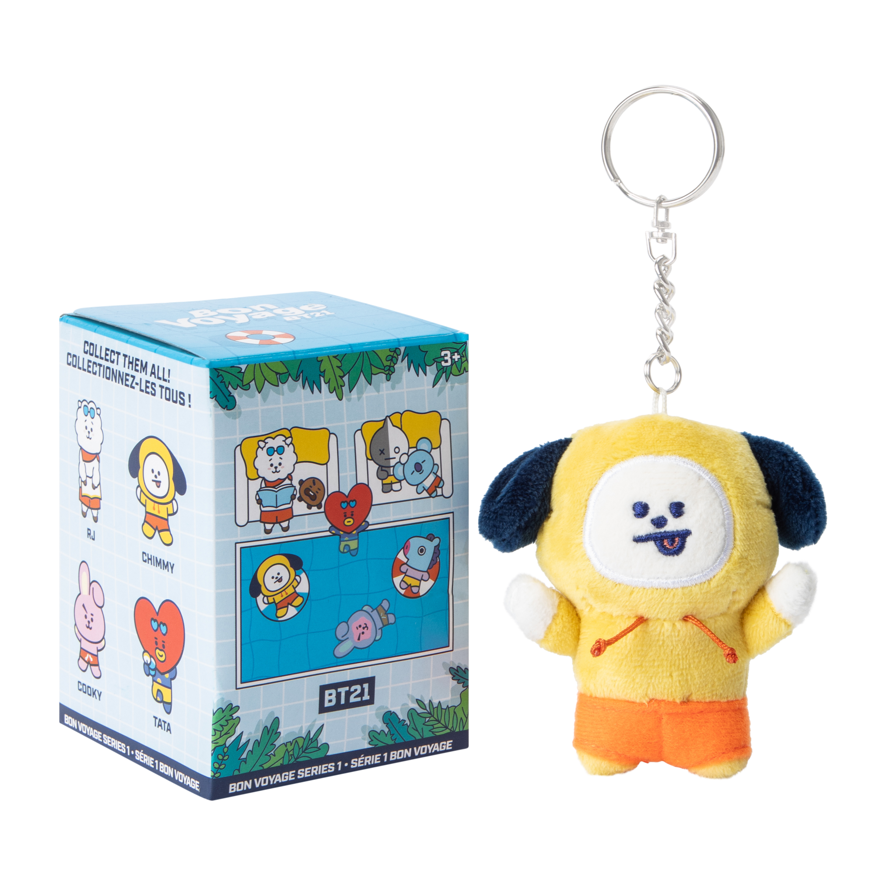 BT21 - ぽぽんページ Bon Voyage BT21 Mystery Collectible (Styles May Vary) | Five