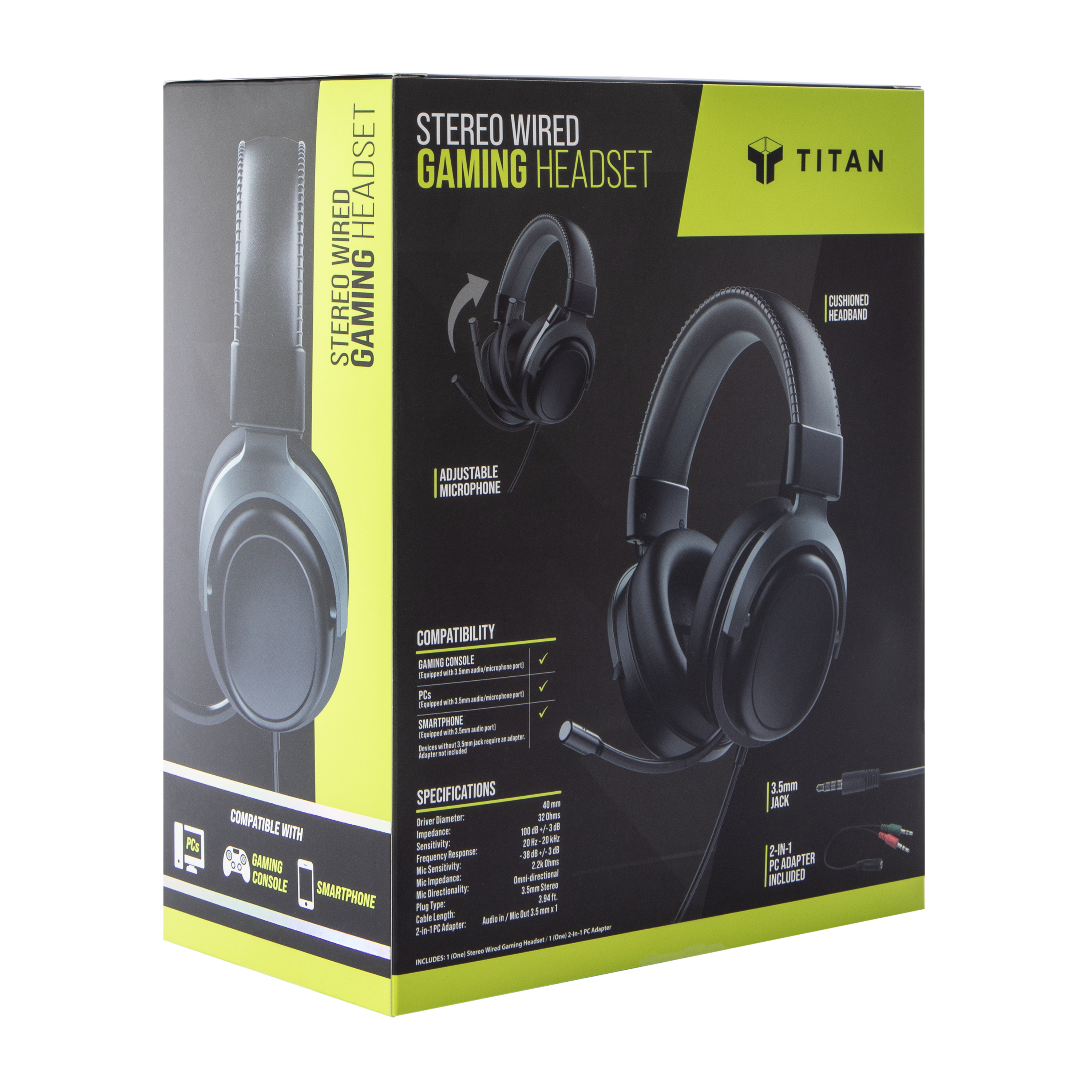 Titan Stereo Wired Gaming Headset