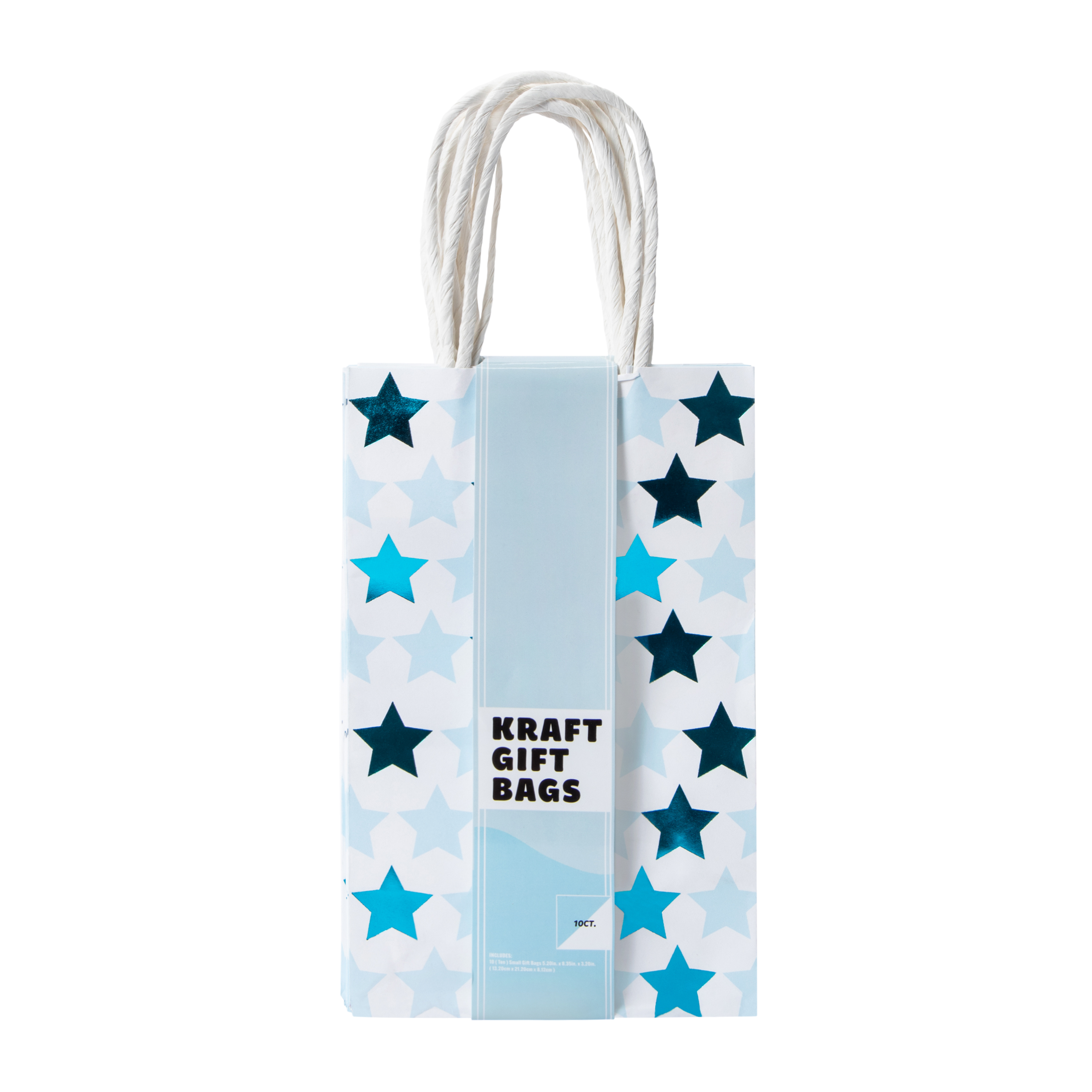 Kraft Small Gift Bags 10-Pack