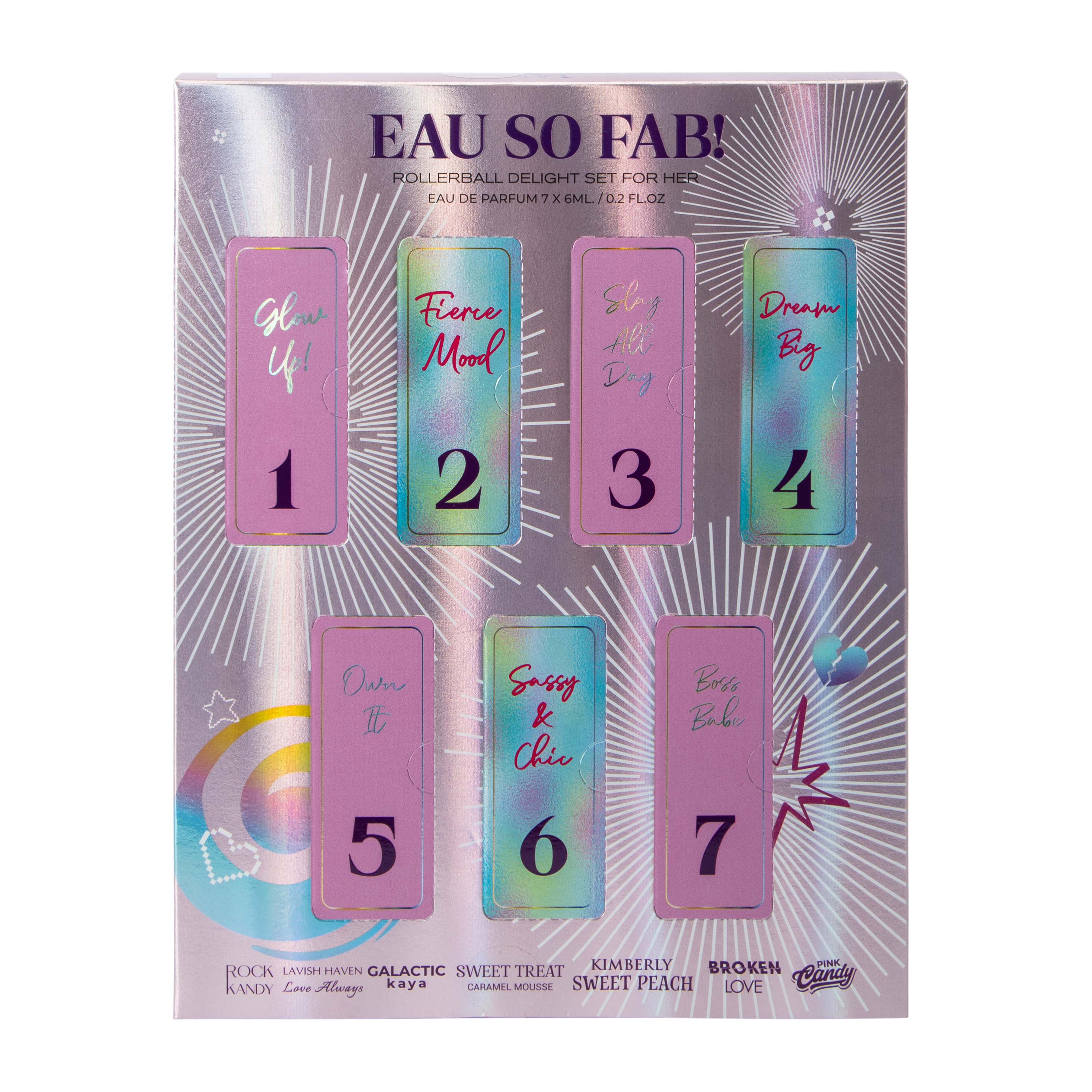 Eau So Fab! Rollerball Eau De Parfum Delight Set For Her 7-Pack