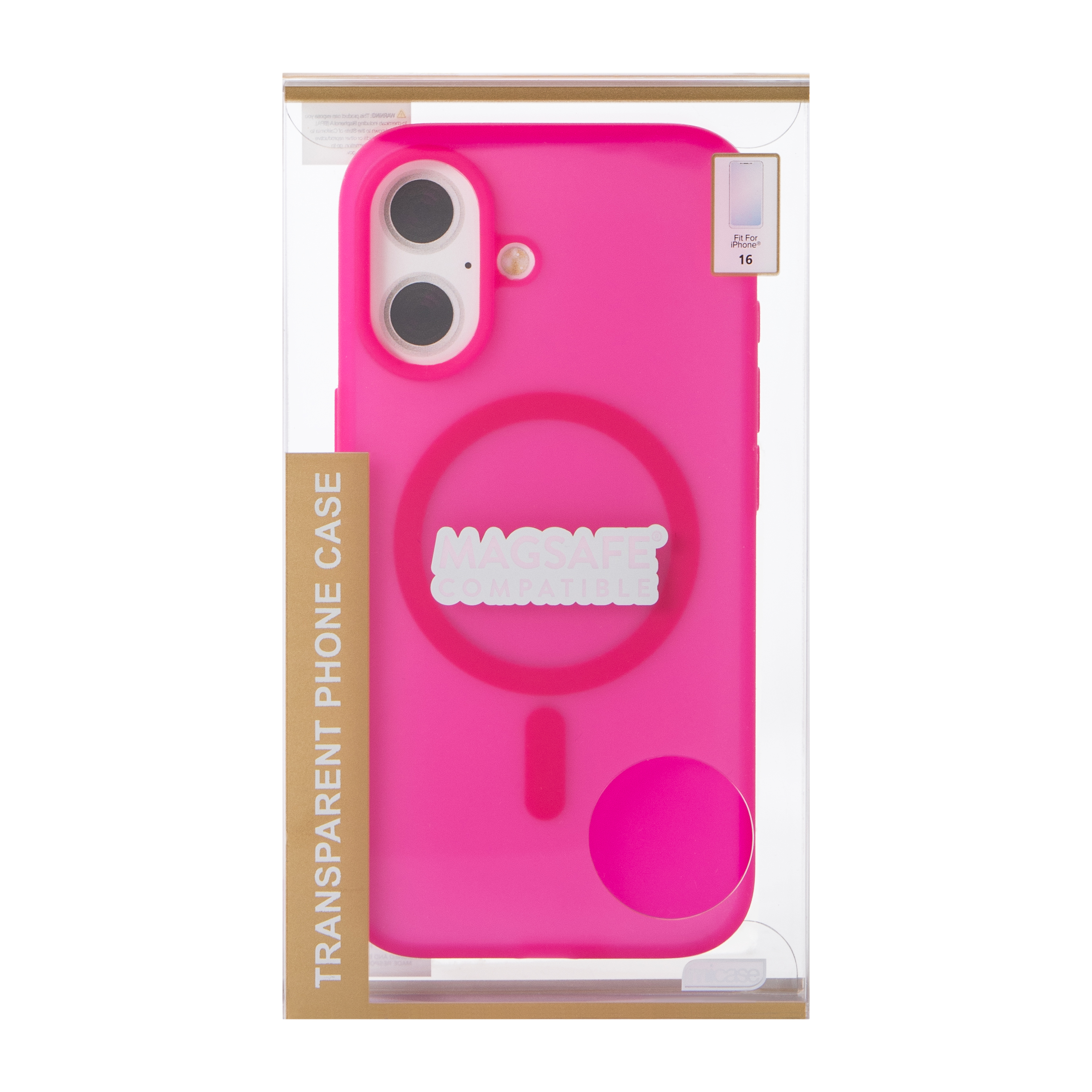 iPhone 16® MagSafe® Transparent Phone Case