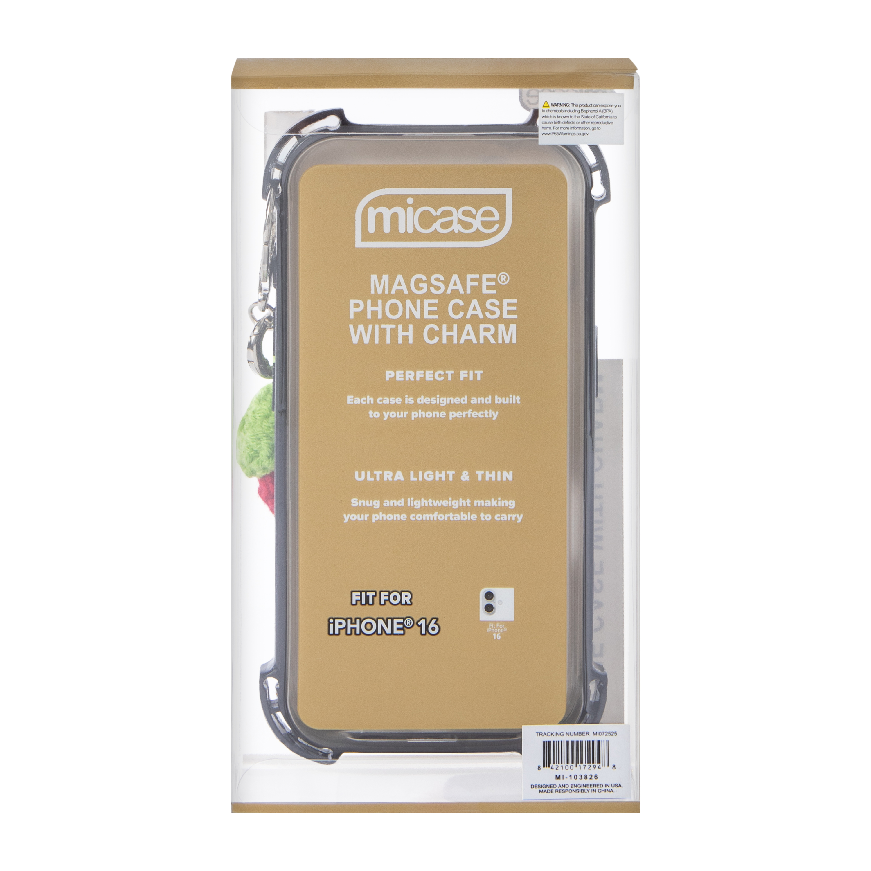 iPhone 16® MagSafe® Phone Case With Charm