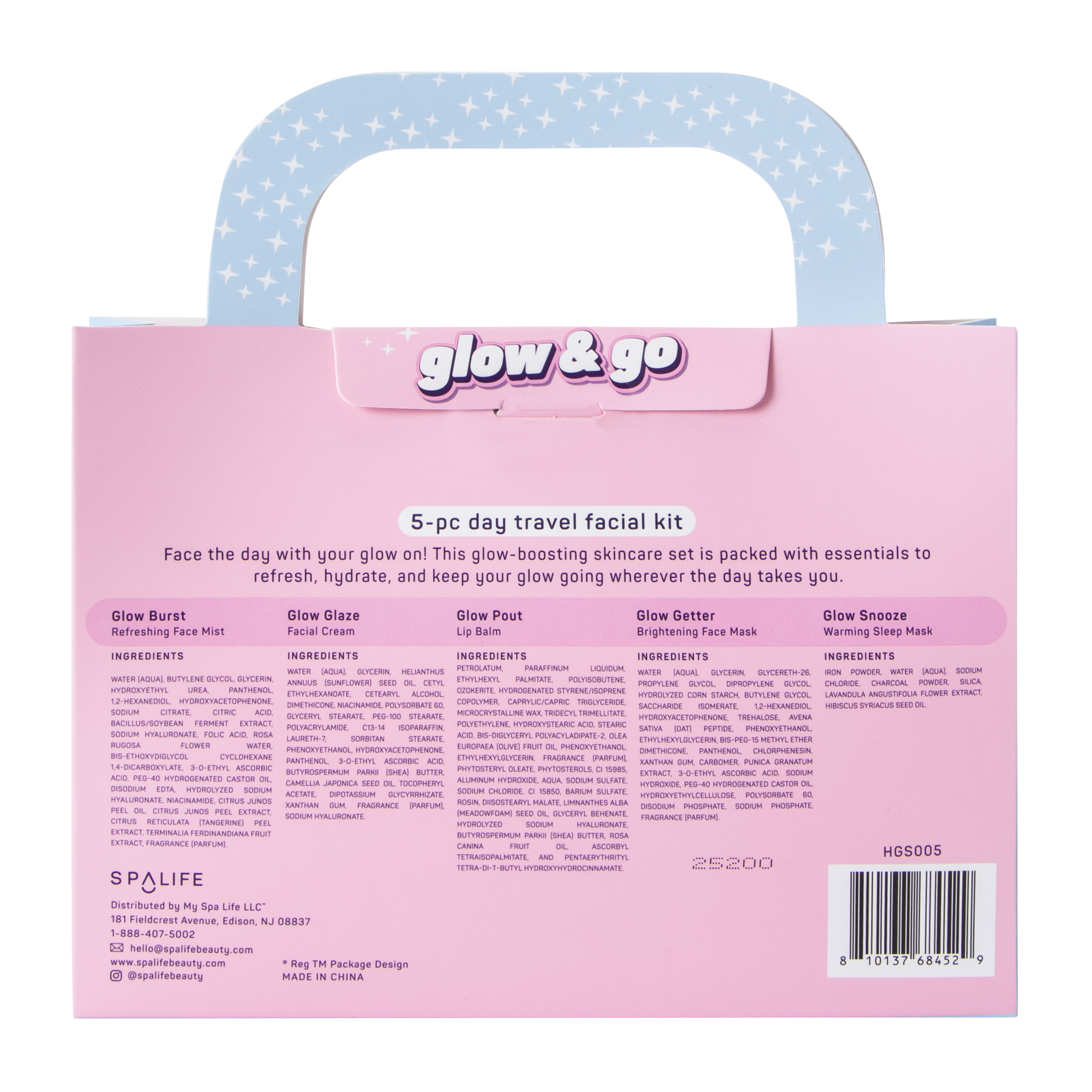 Glow & Go Travel Facial 5-Kit