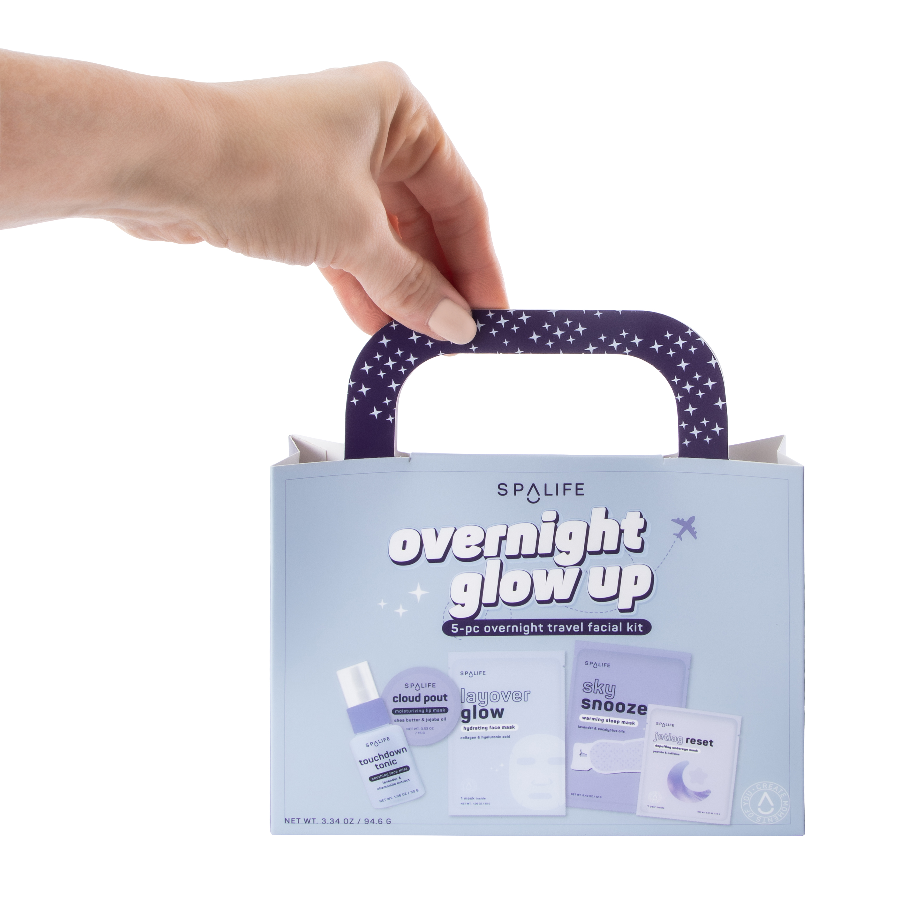 Overnight Glow Up Travel Facial 5-Kit