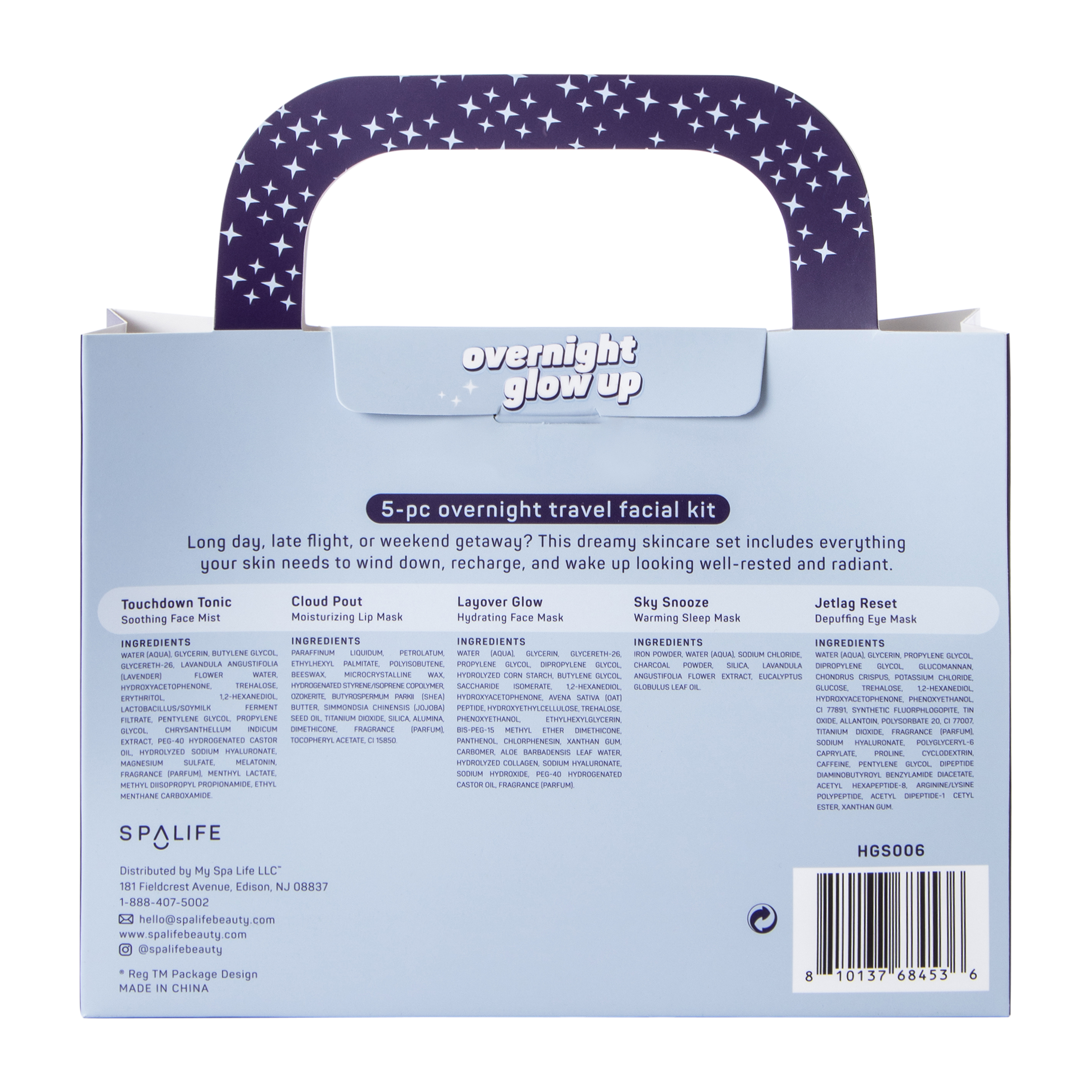 Overnight Glow Up Travel Facial 5-Kit