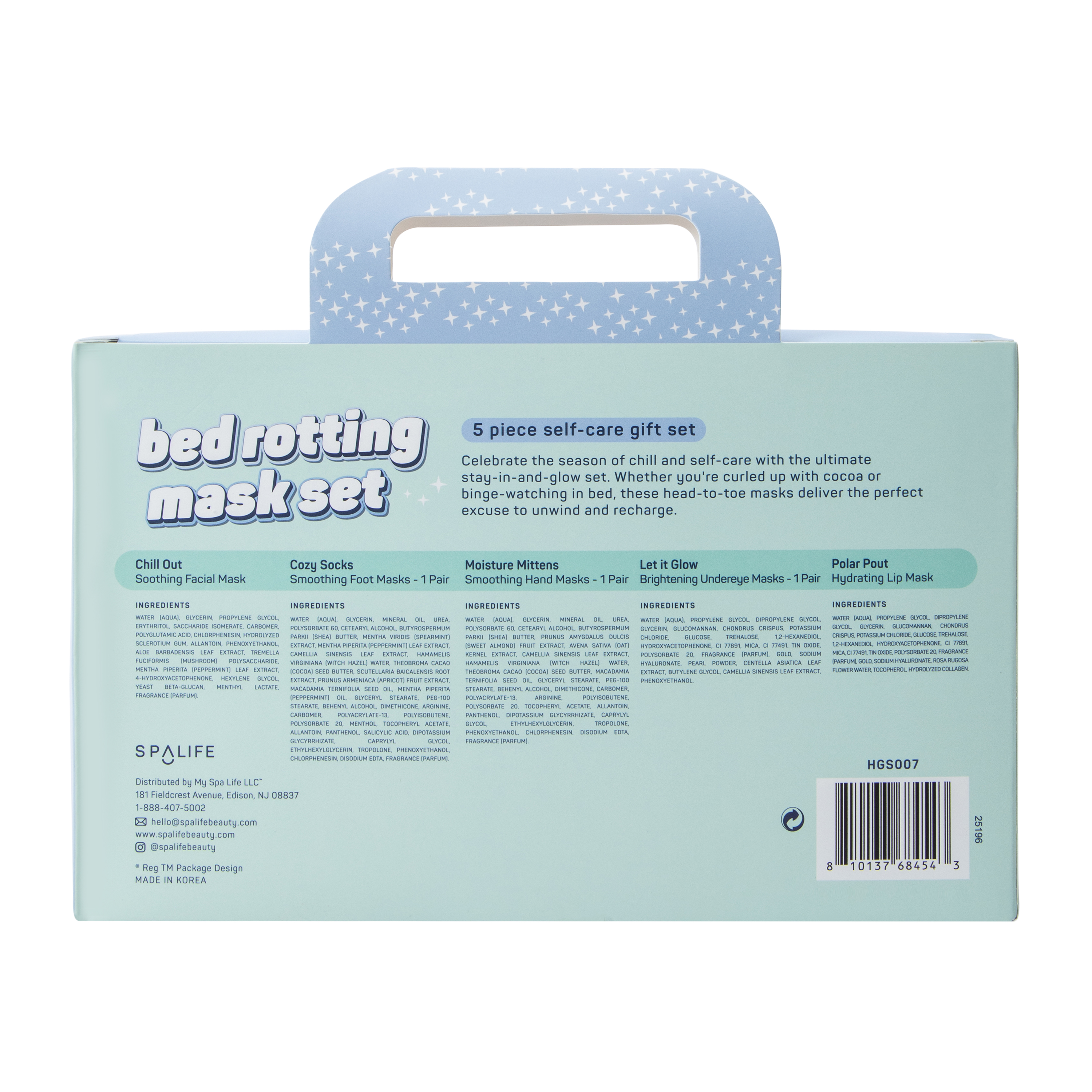 Spalife Bed Rotting Mask Self-Care Gift Set