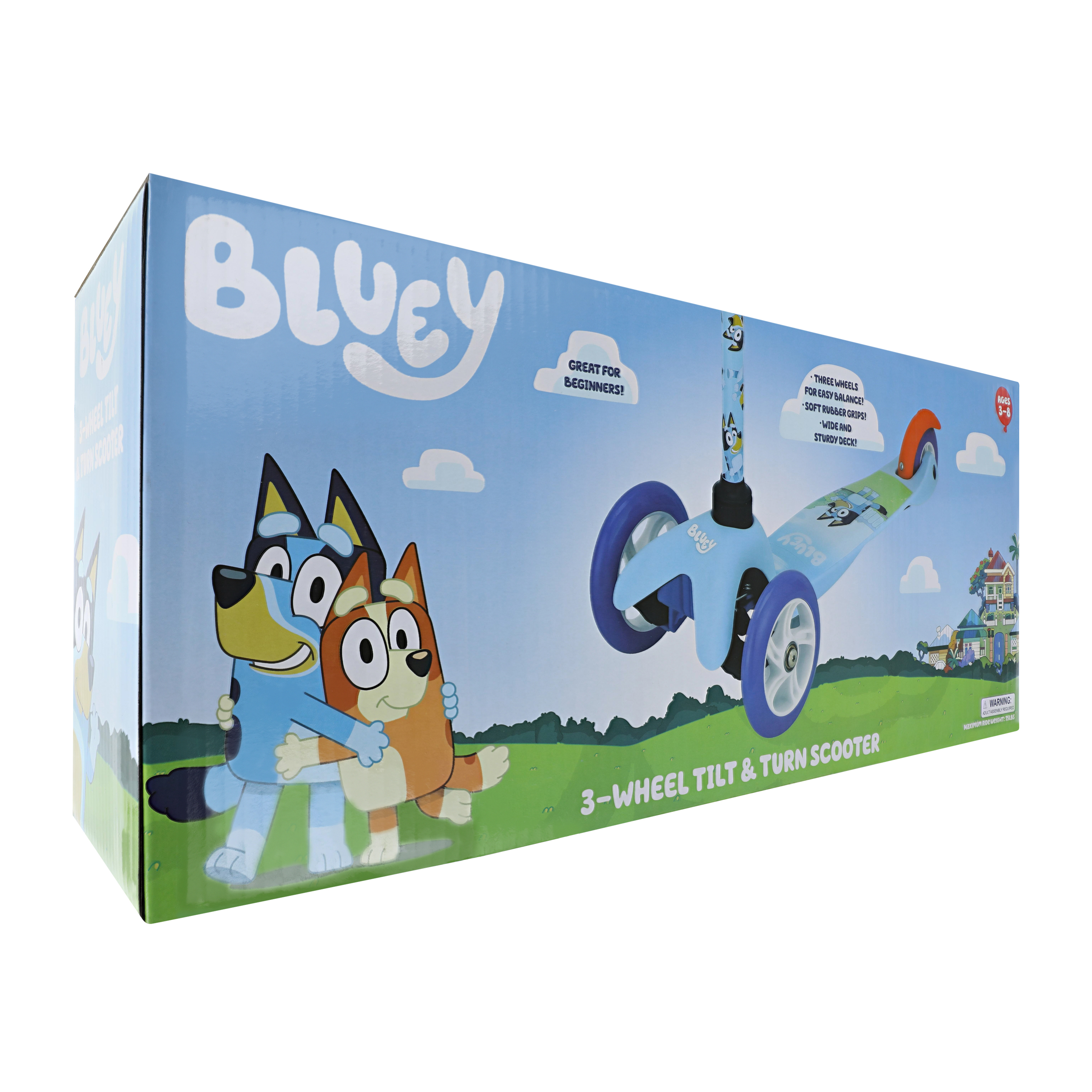 Bluey™ 3-Wheel Tilt & Turn Scooter