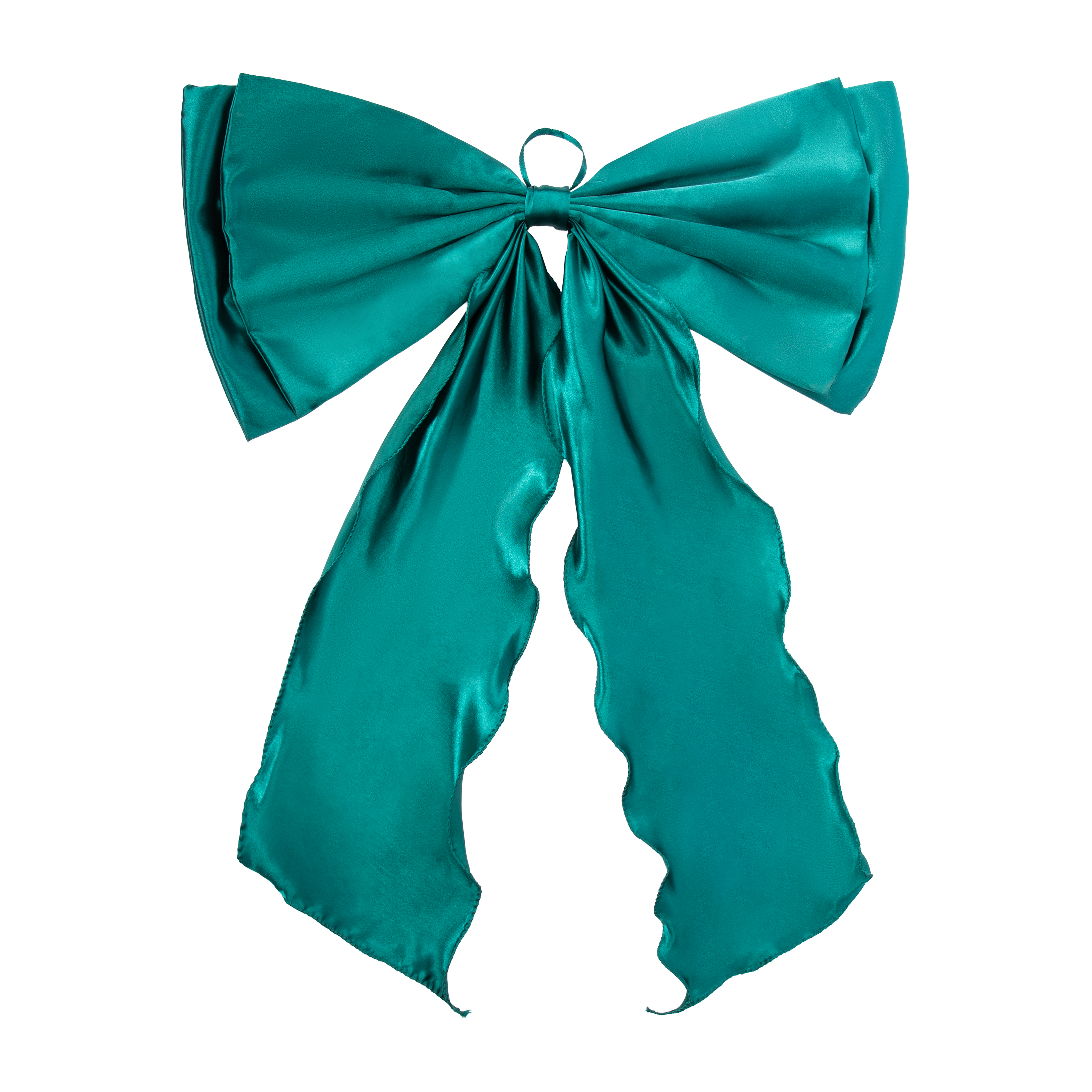 Christmas Snow Cool Bow Tree Topper