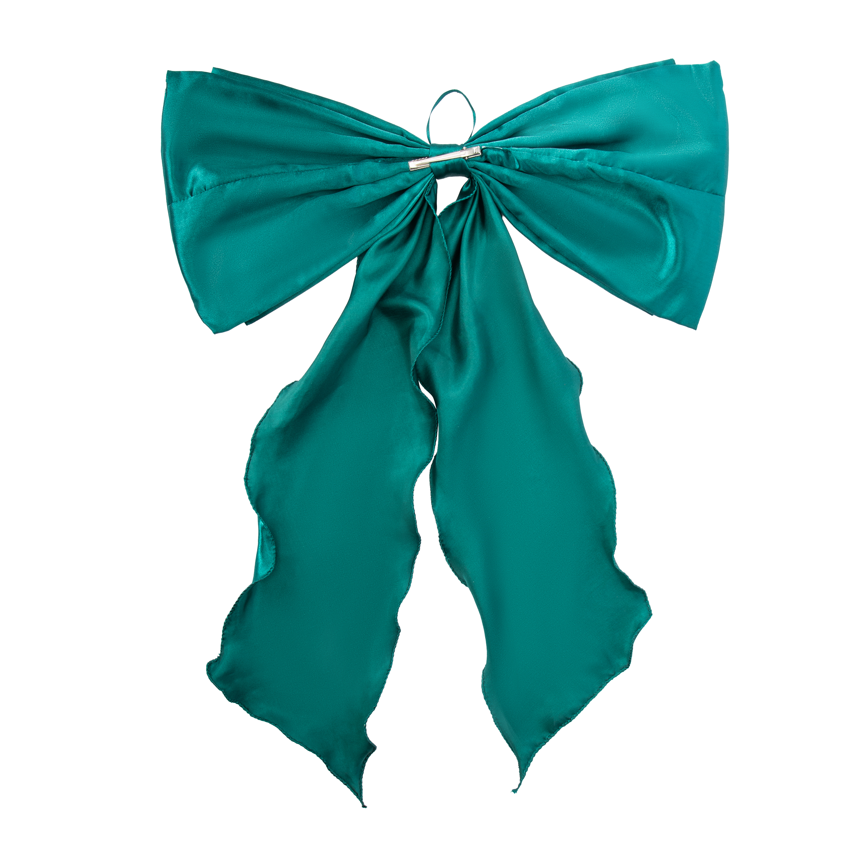 Christmas Snow Cool Bow Tree Topper