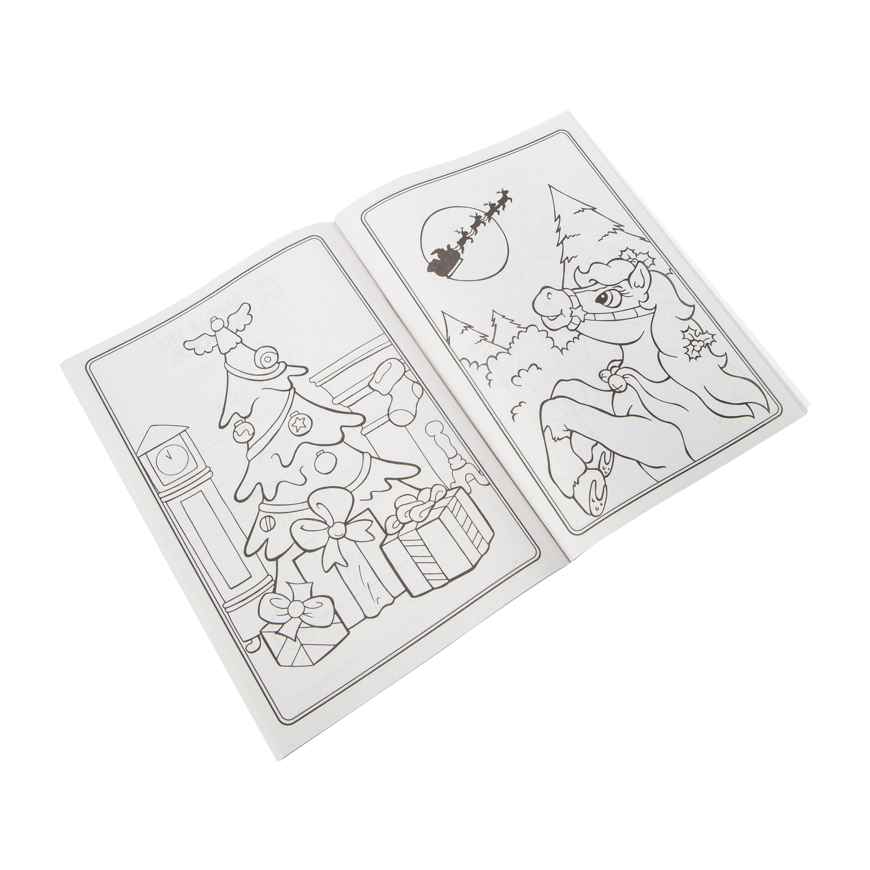 Happy Holidays Jumbo Coloring And Activity Book