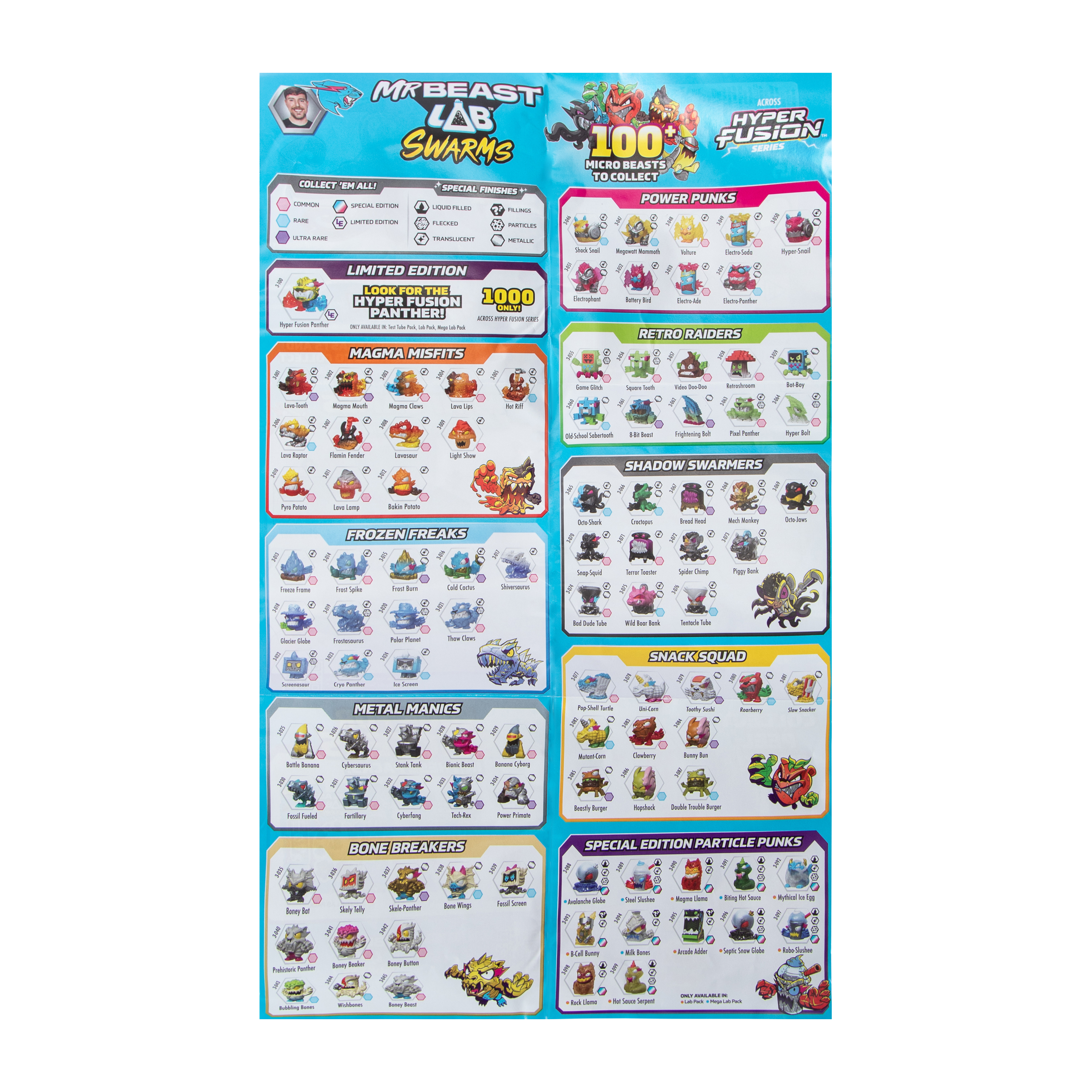 Mr Beast Lab™ Swarms Mystery Micro Beasts Test Tube Pack (Styles May Vary)