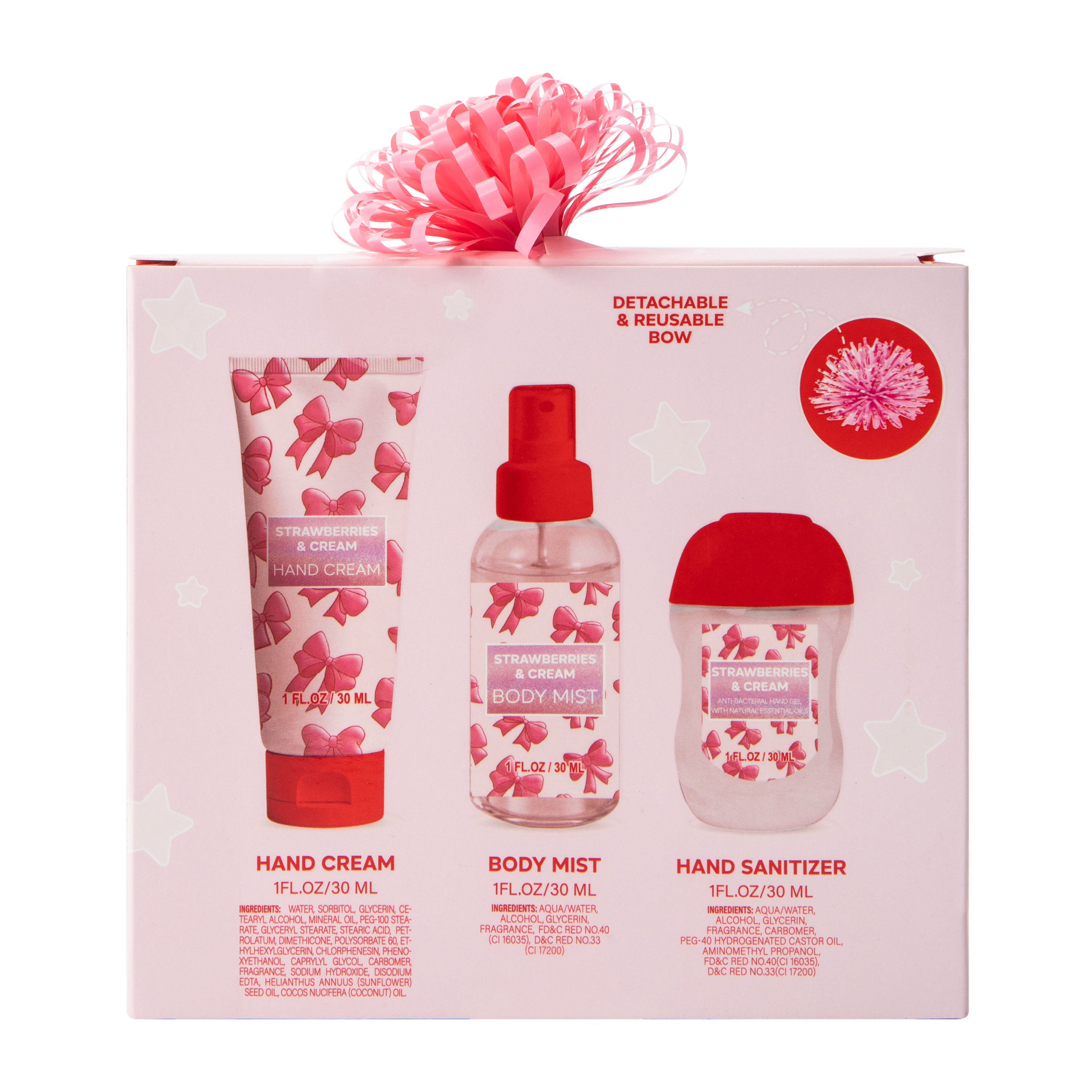 Strawberry & Cream Beauty Set 3-Pack