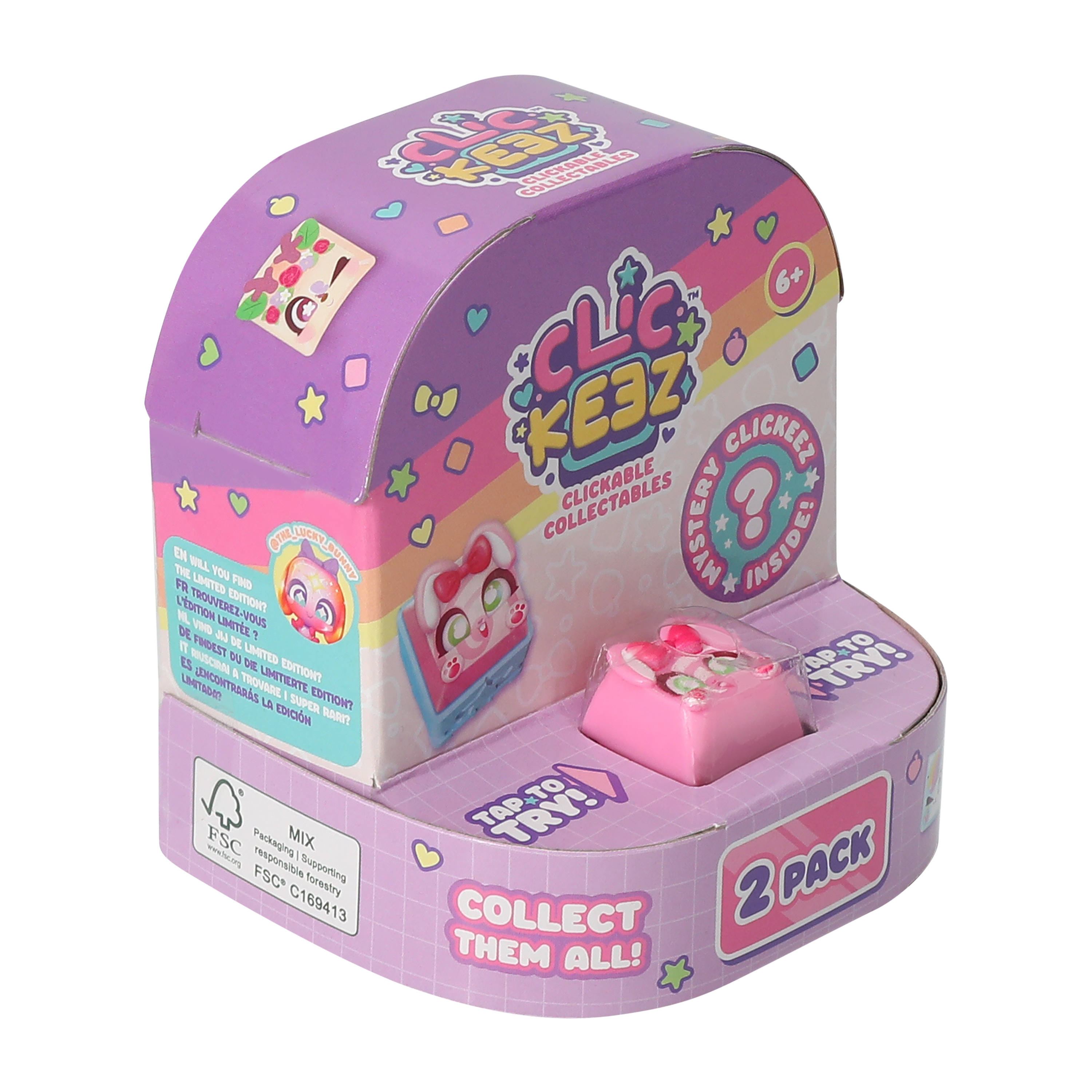 Clickeez™ Clickable Collectibles 2‑Pack