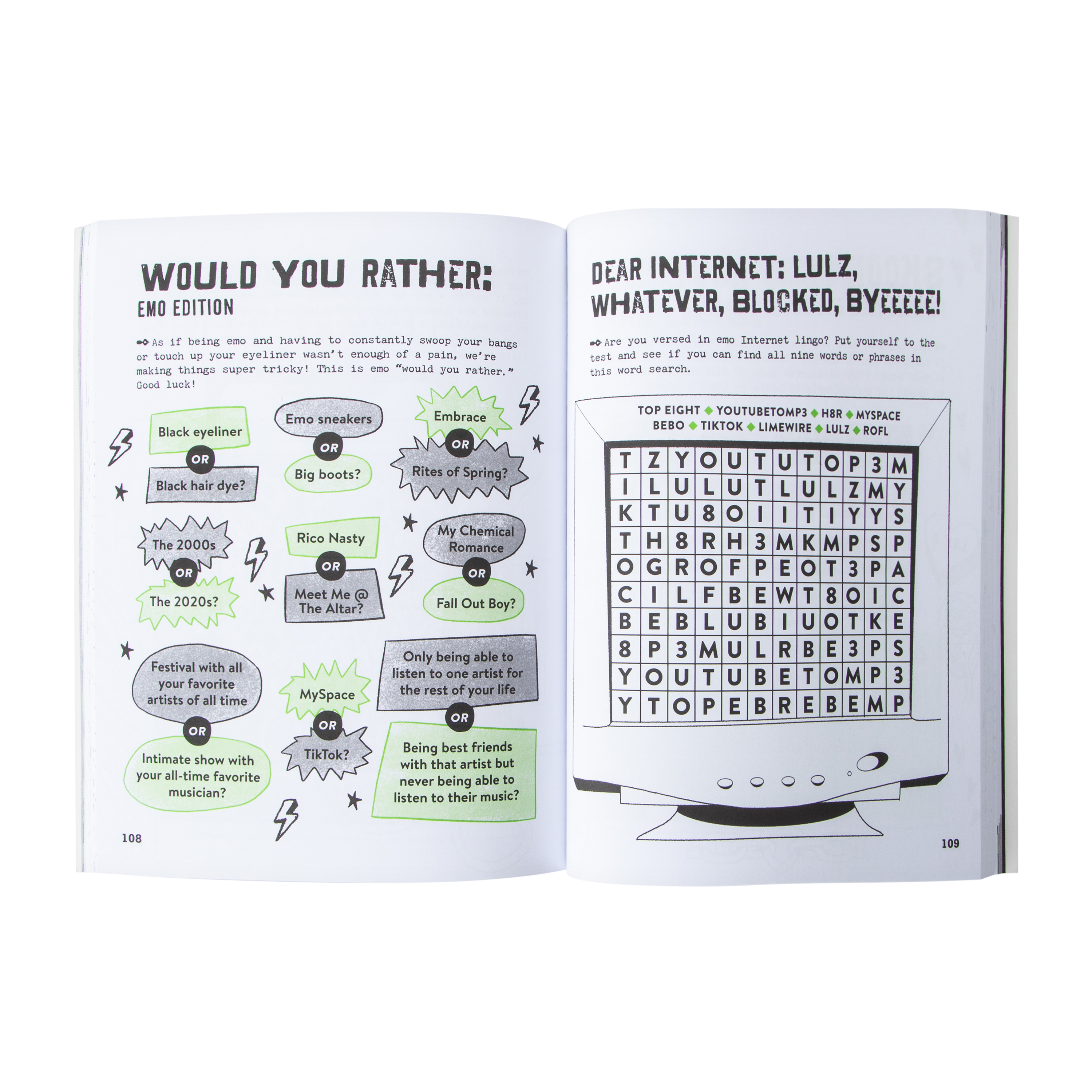 It Wasn't A Phase! The Ultimate Emo Activity Book