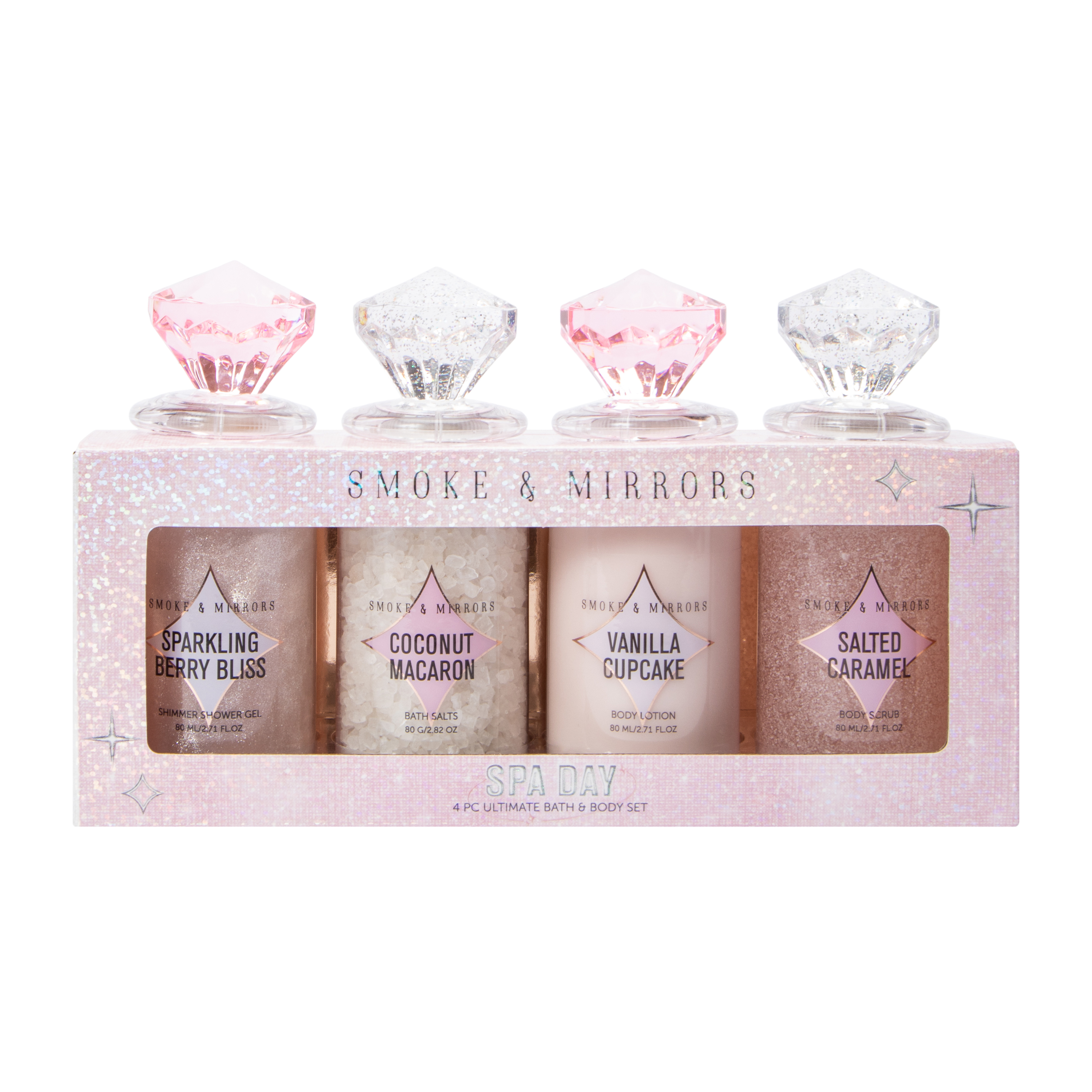 Smoke & Mirrors Spa Day Ultimate Bath & Body Set 4-Count