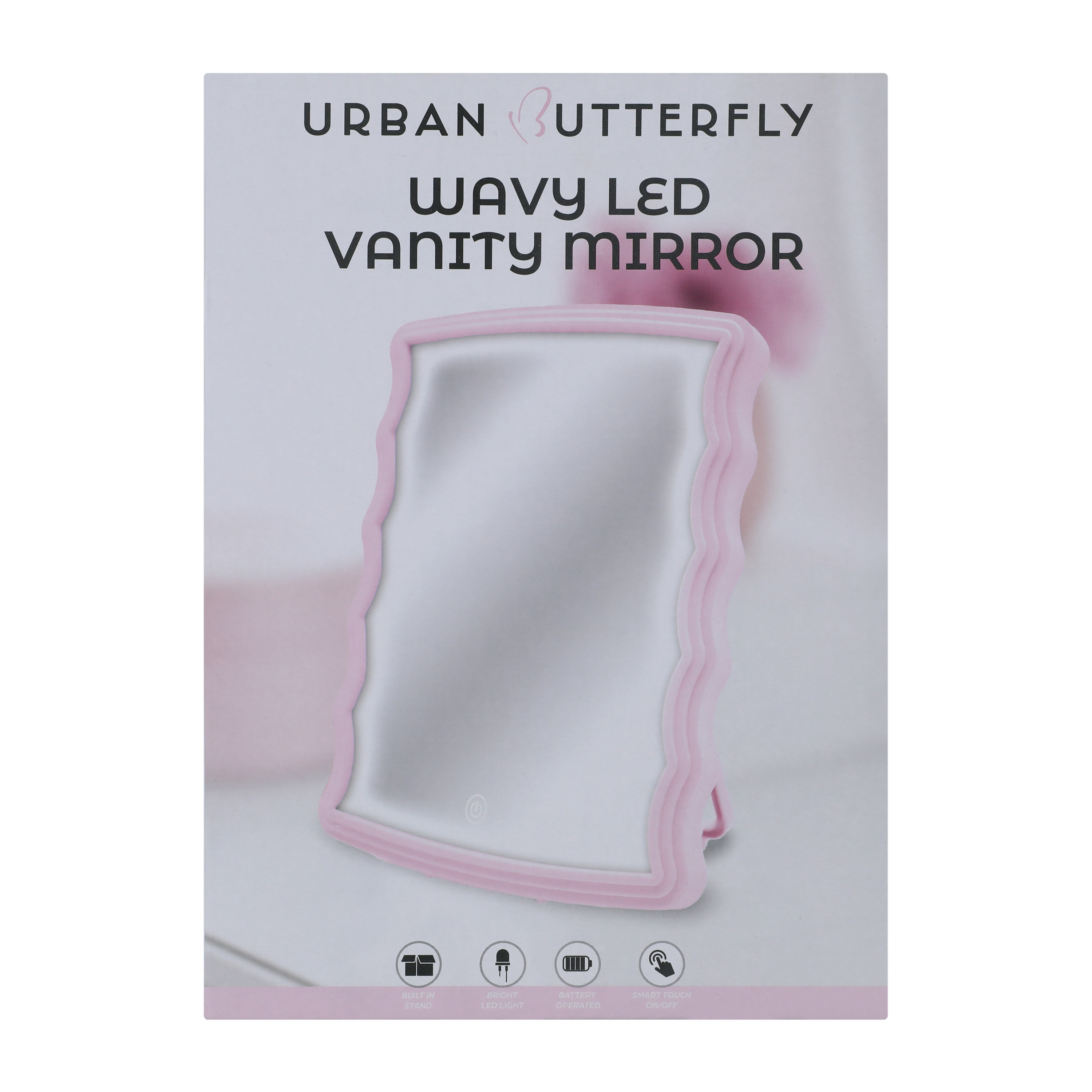 Wavy LED Vanity Mirror (Styles May Vary)