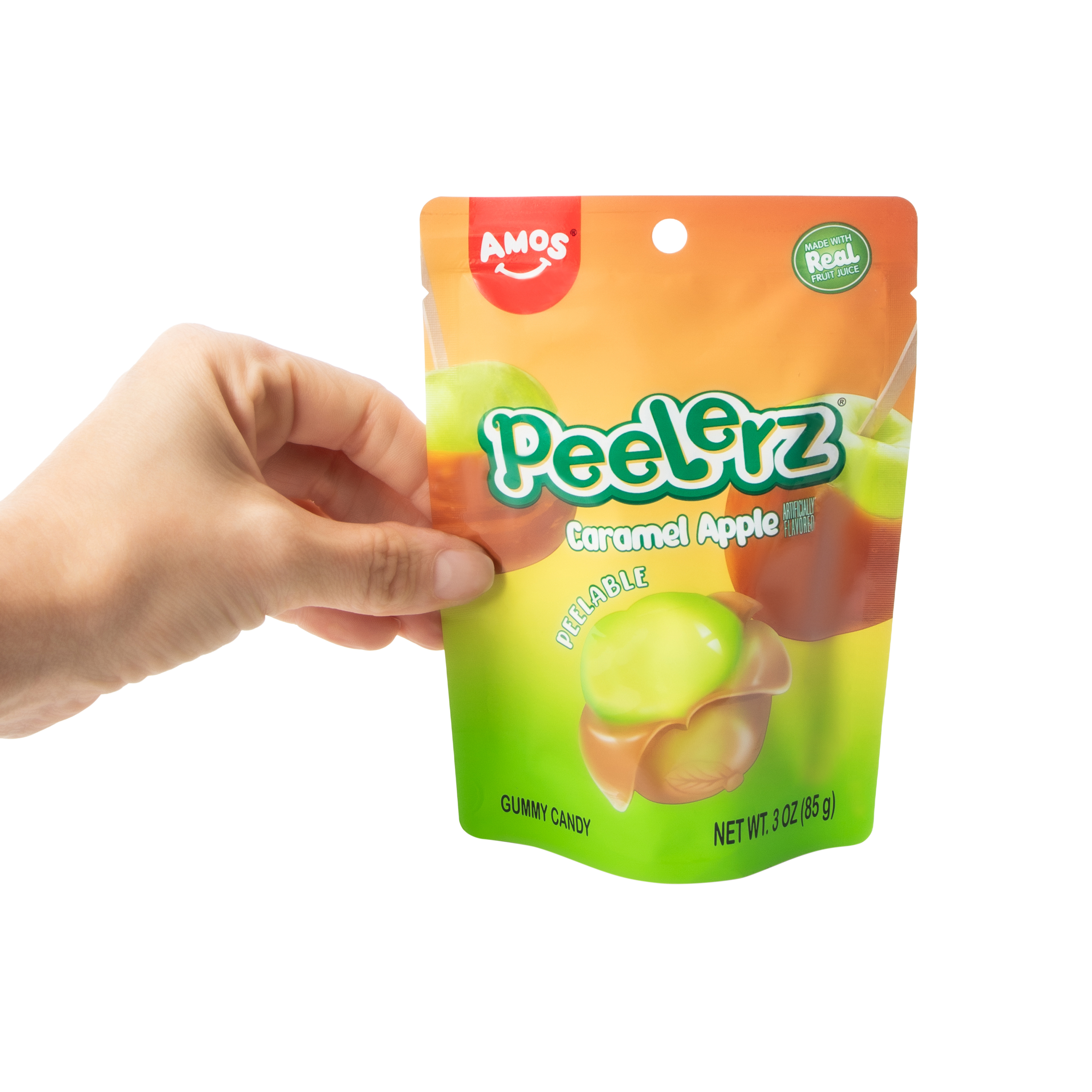 Amos® Peelerz® Caramel Apple Gummy Candy 3oz