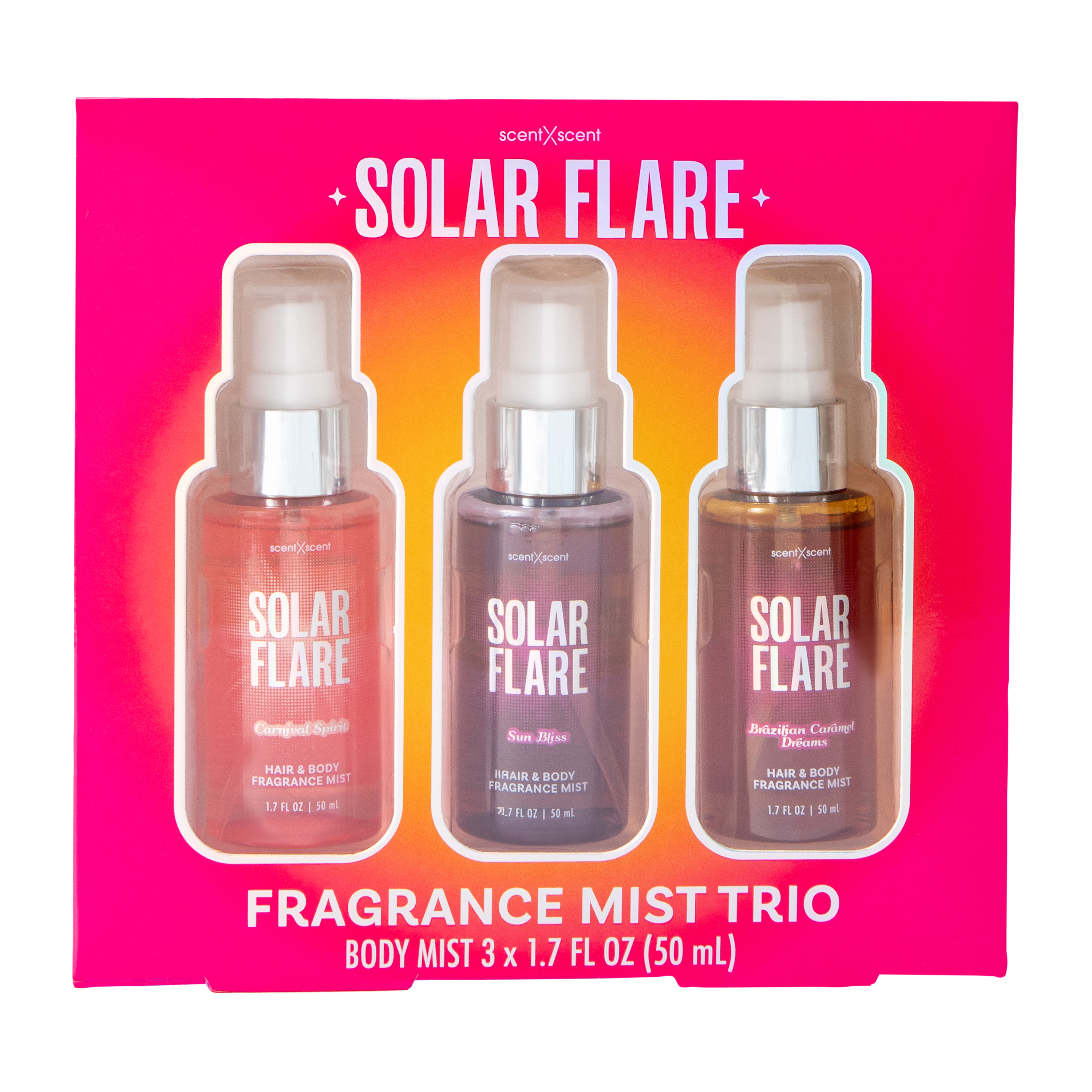 Solar Flare Fragrance Mist Trio Pack