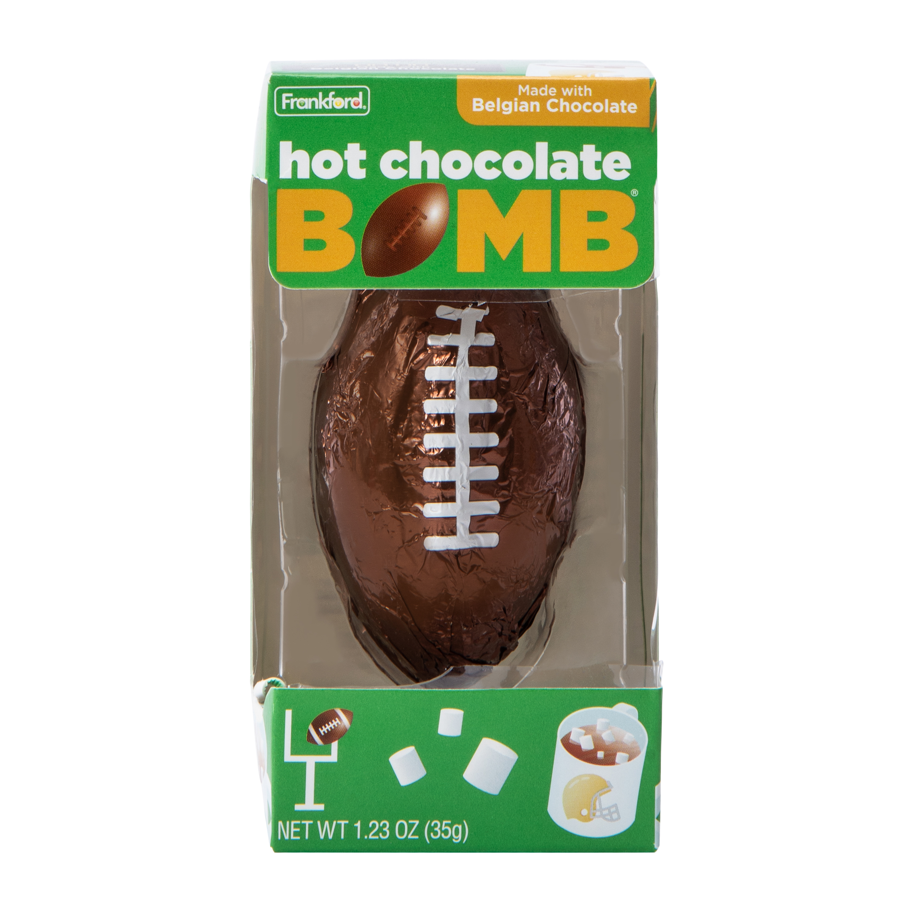Hot Chocolate BOMB® Football 1.2oz