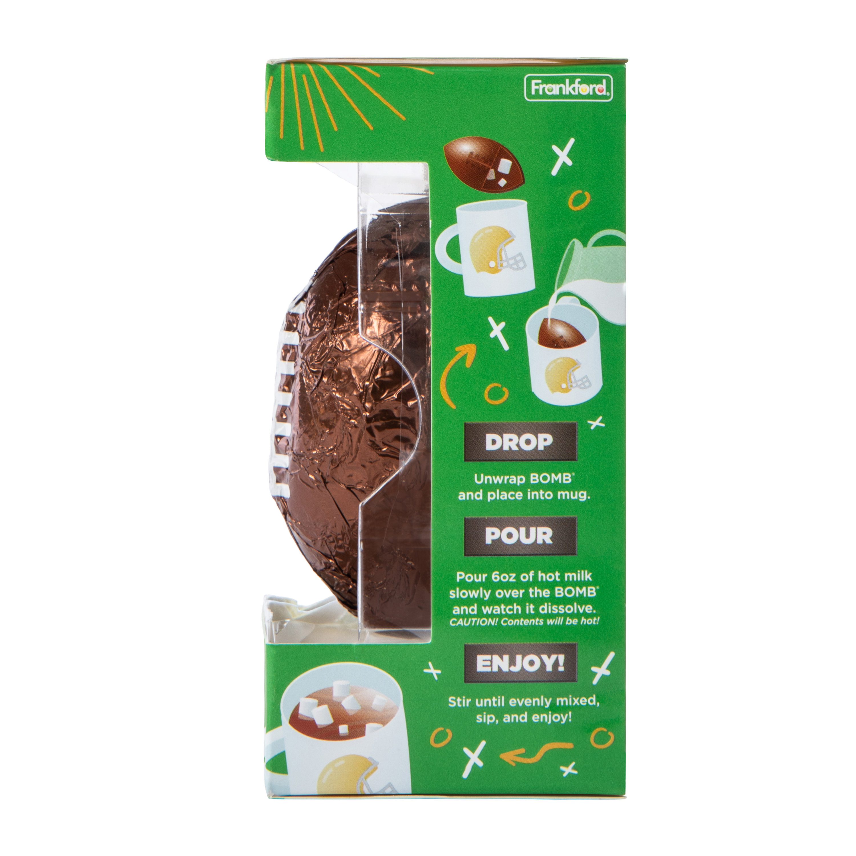 Hot Chocolate BOMB® Football 1.2oz