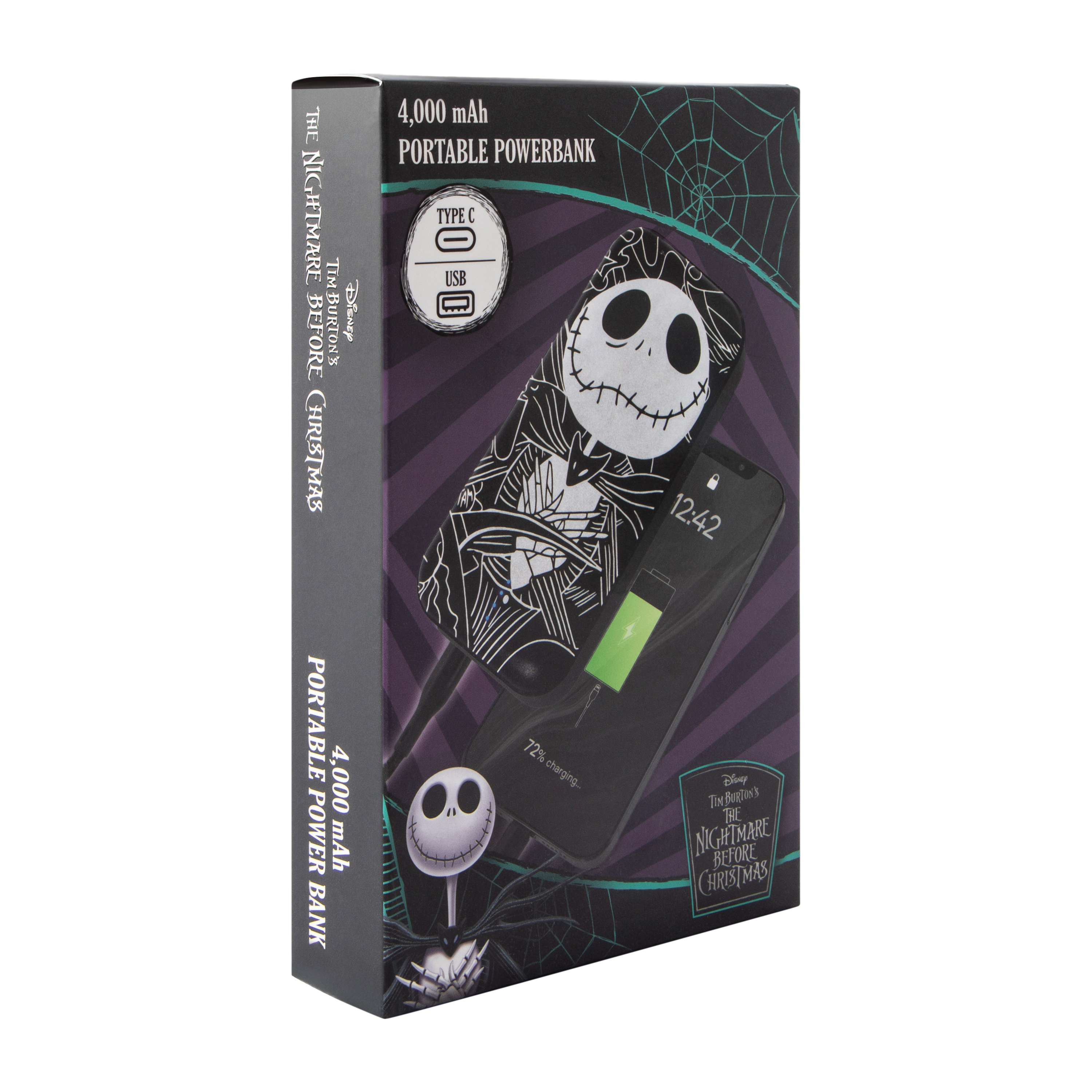 Disney Tim Burton's The Nightmare Before Christmas Portable Powerbank 4000mAh