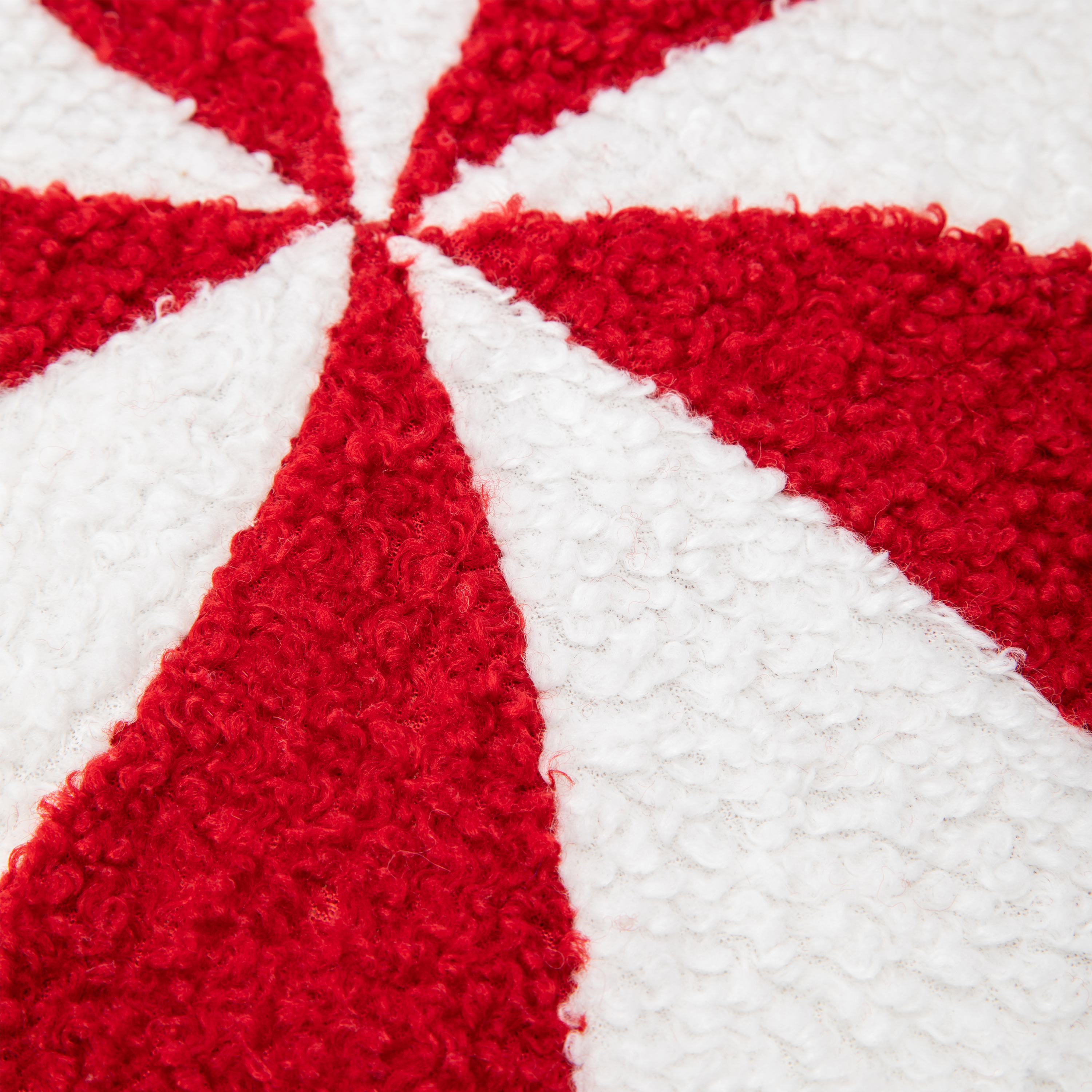 Candy Cane Heart Pillow