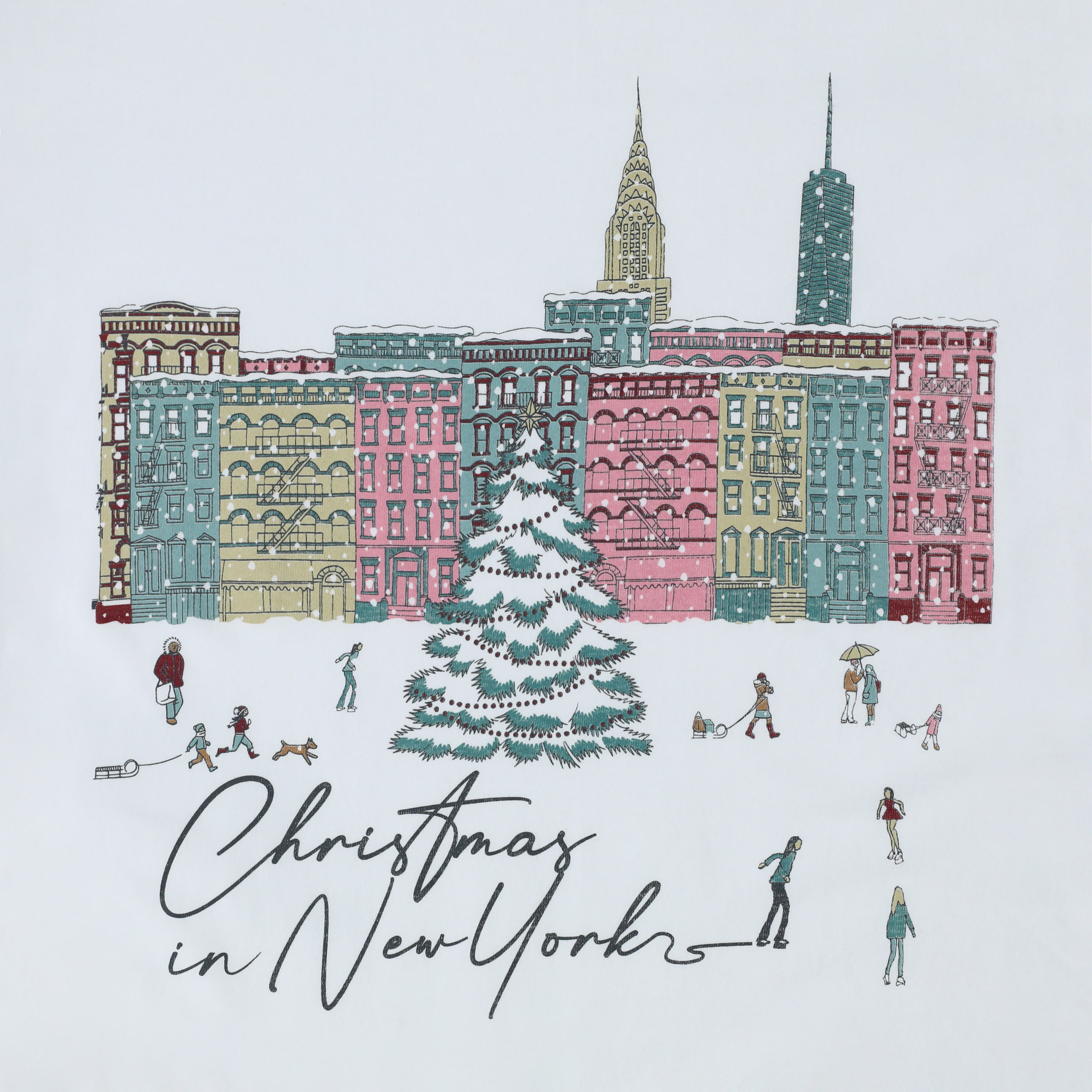 Christmas New York Graphic Tee