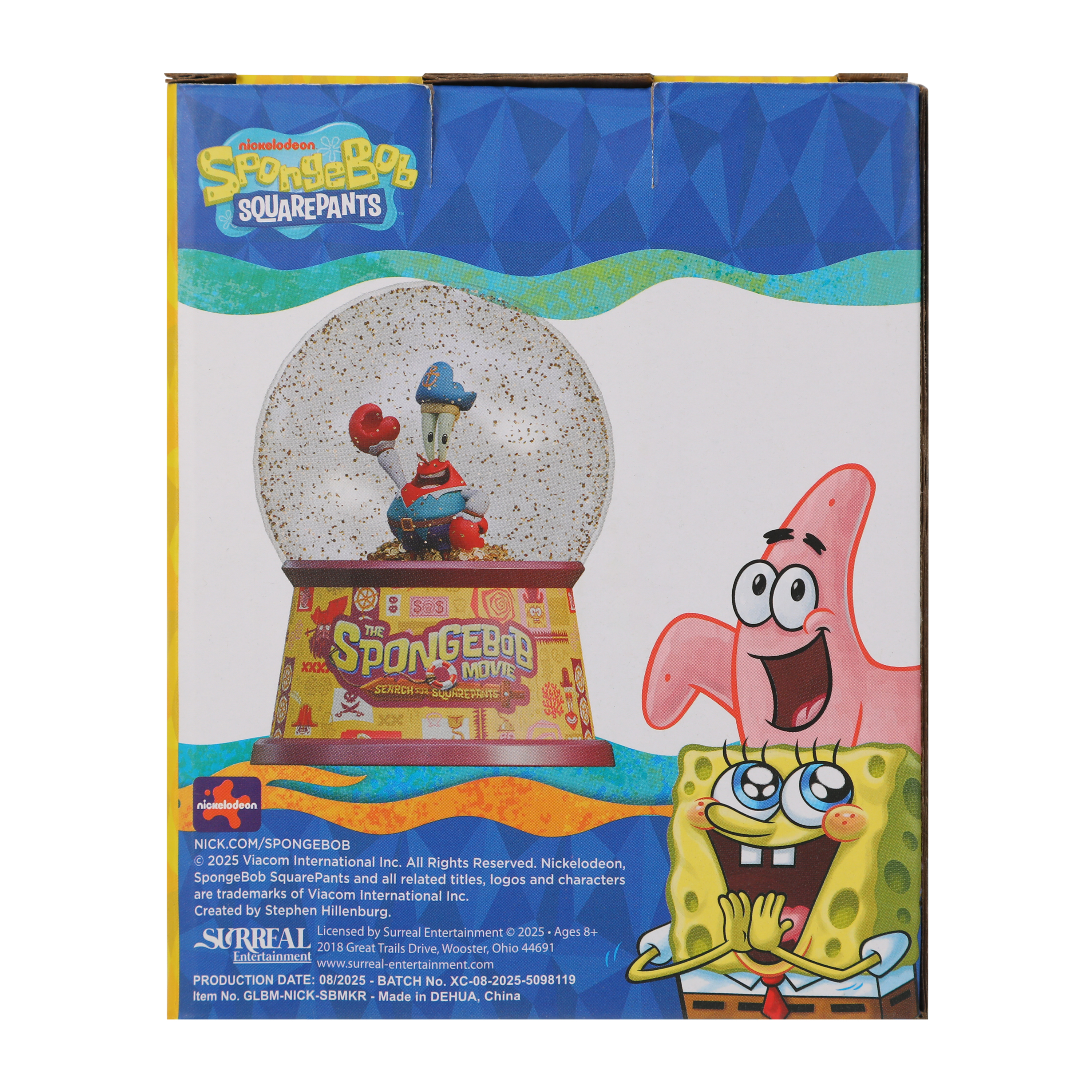 SpongeBob SquarePants™ Movie Search For SquarePants Mini Snow Globe