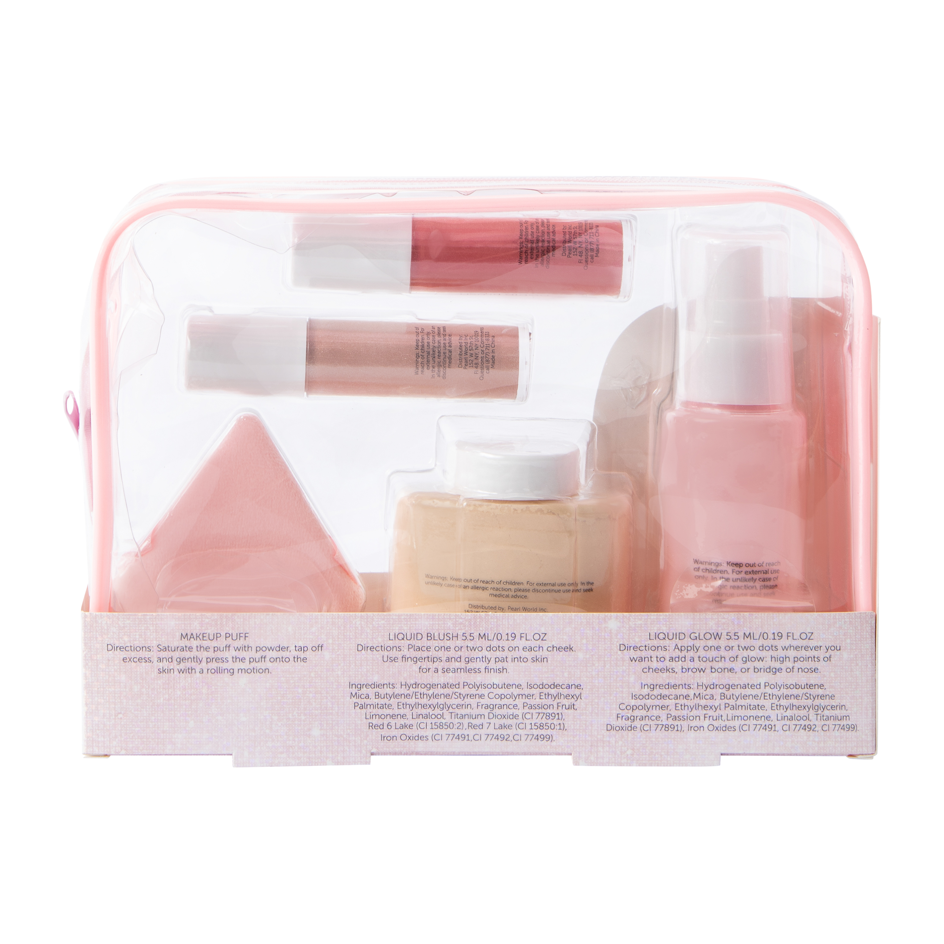 Smoke & Mirrors Radiant Glow Full Face Makeup Kit With Bag 5-Pack