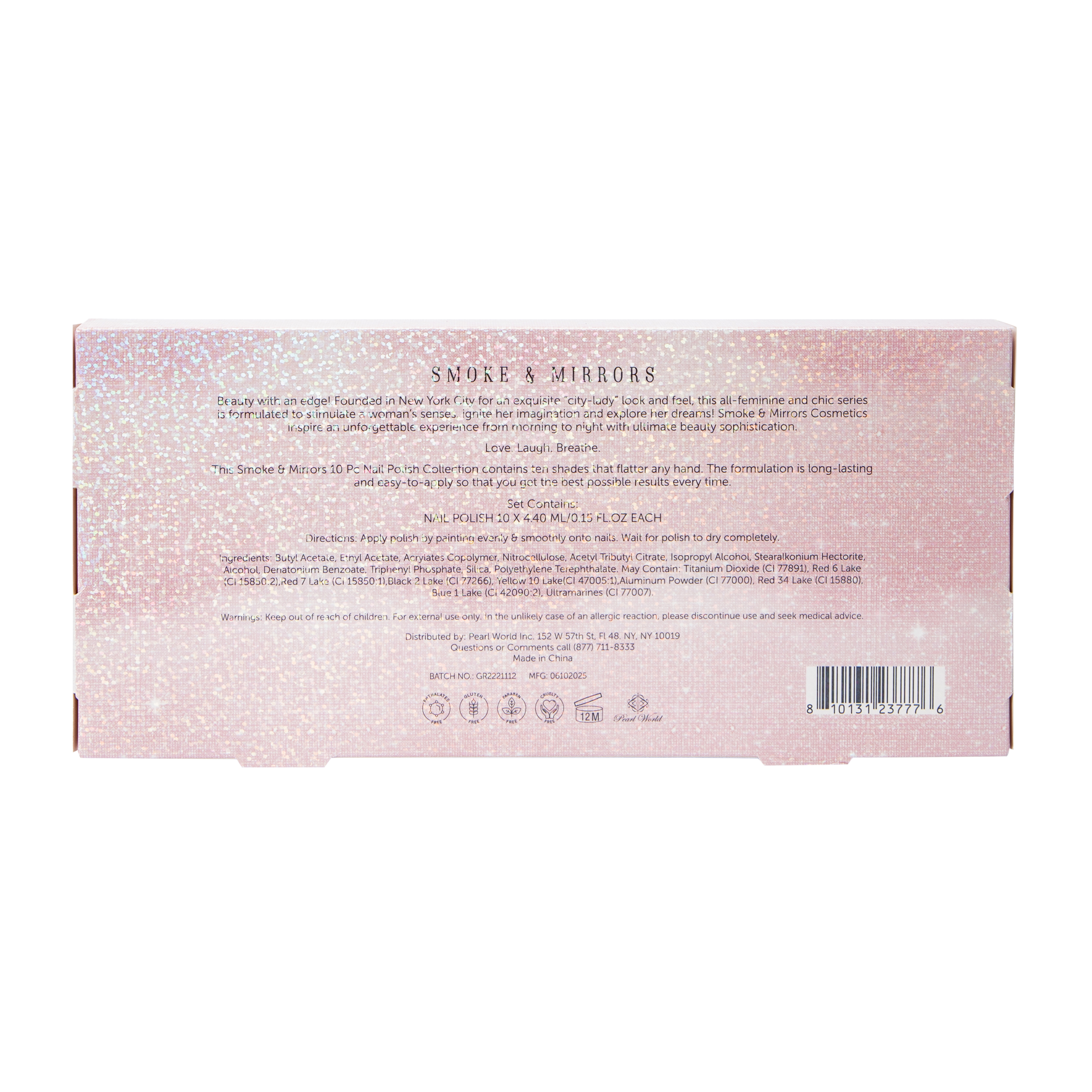 Smoke & Mirrors Sweet Bliss Nail Polish Collection 10-Count