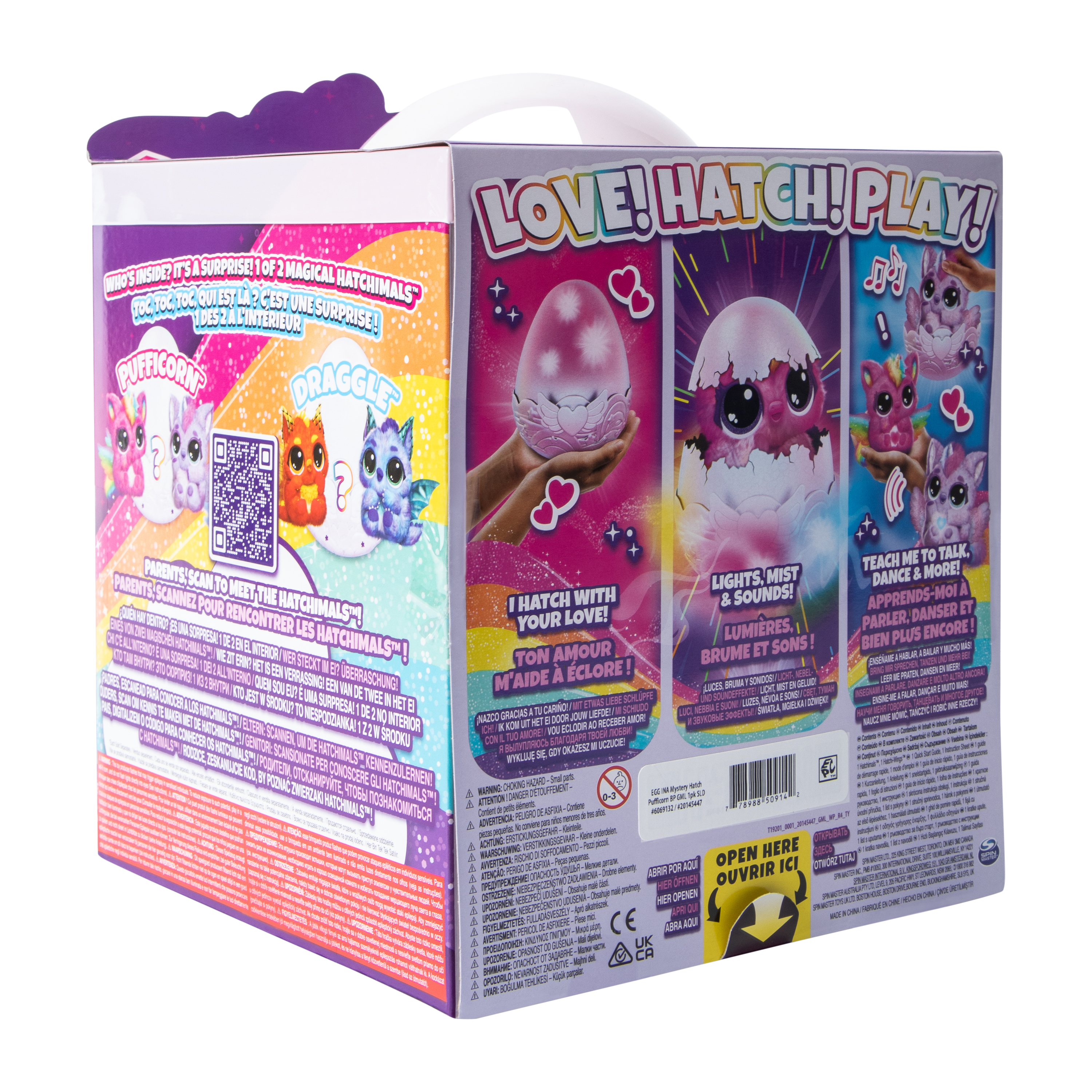 Hatchimals Alive!™ Mystery Hatch™ Pufficorn™ Toy (Styles May Vary)